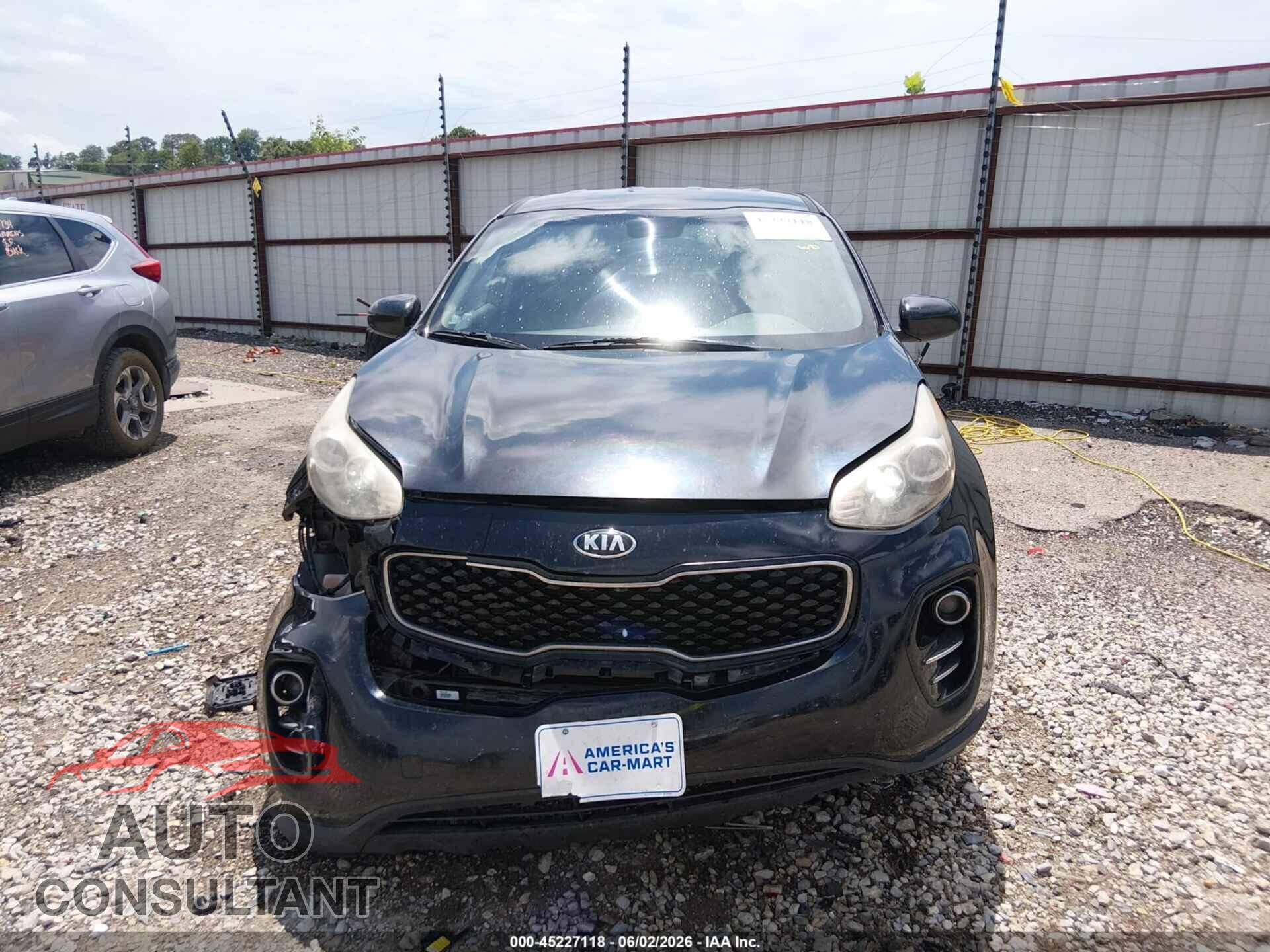 KIA SPORTAGE 2017 - KNDPMCAC2H7112847