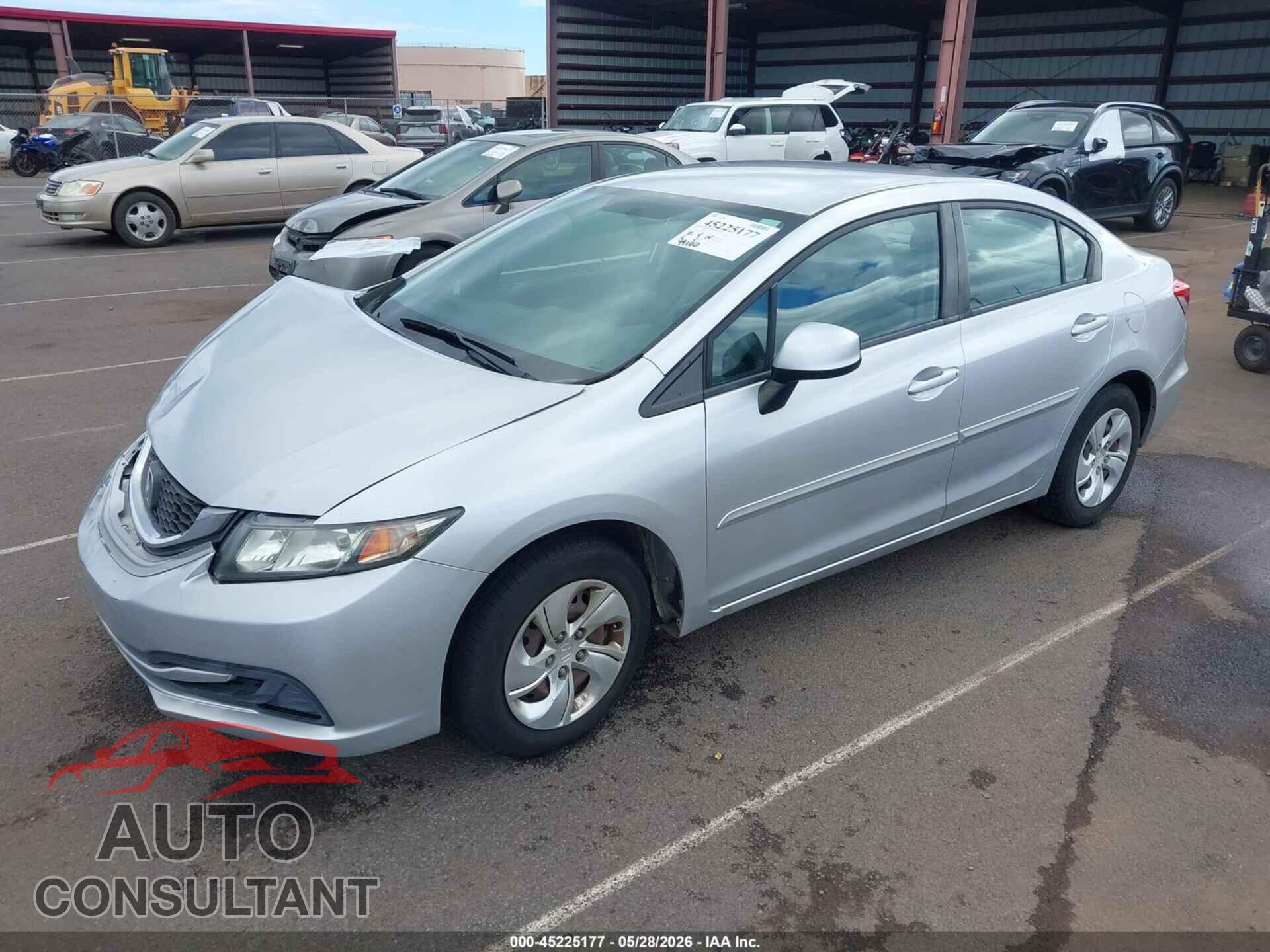 HONDA CIVIC 2013 - 19XFB2F59DE025236