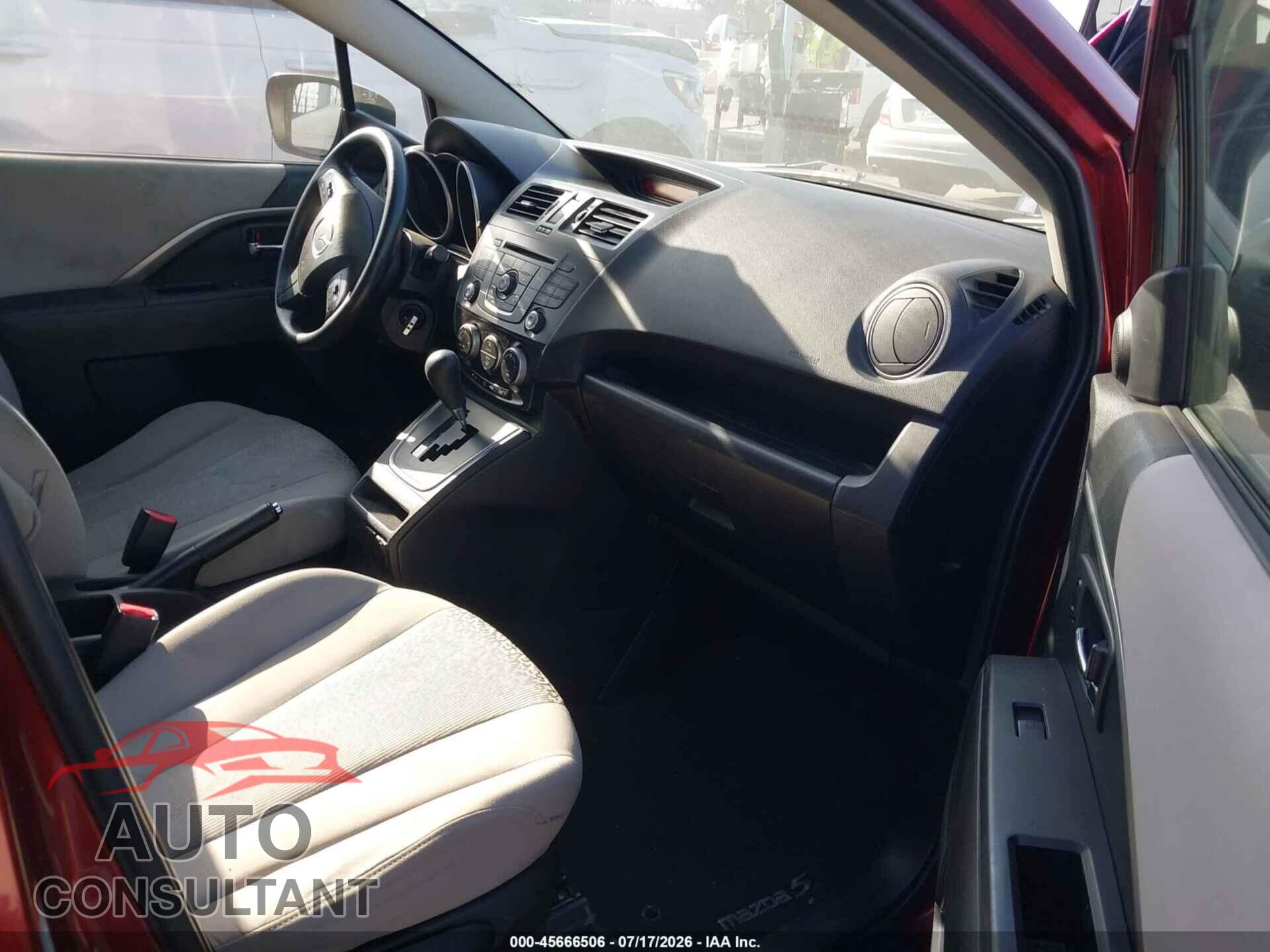 MAZDA MAZDA5 2012 - JM1CW2BL0C0118892