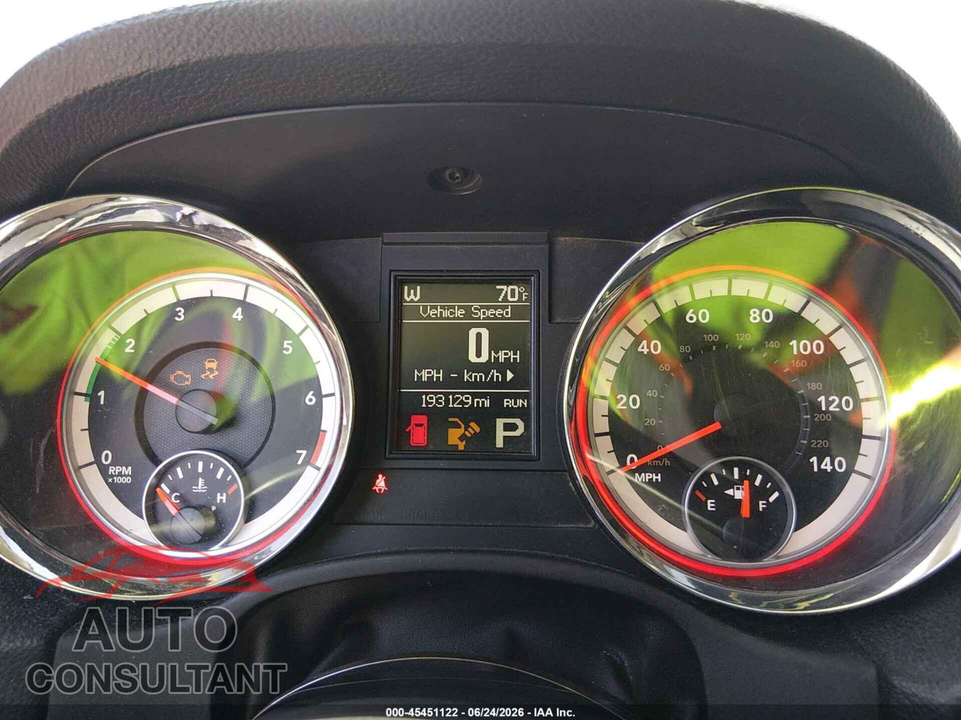 DODGE DURANGO 2012 - 1C4RDJDG5CC181141
