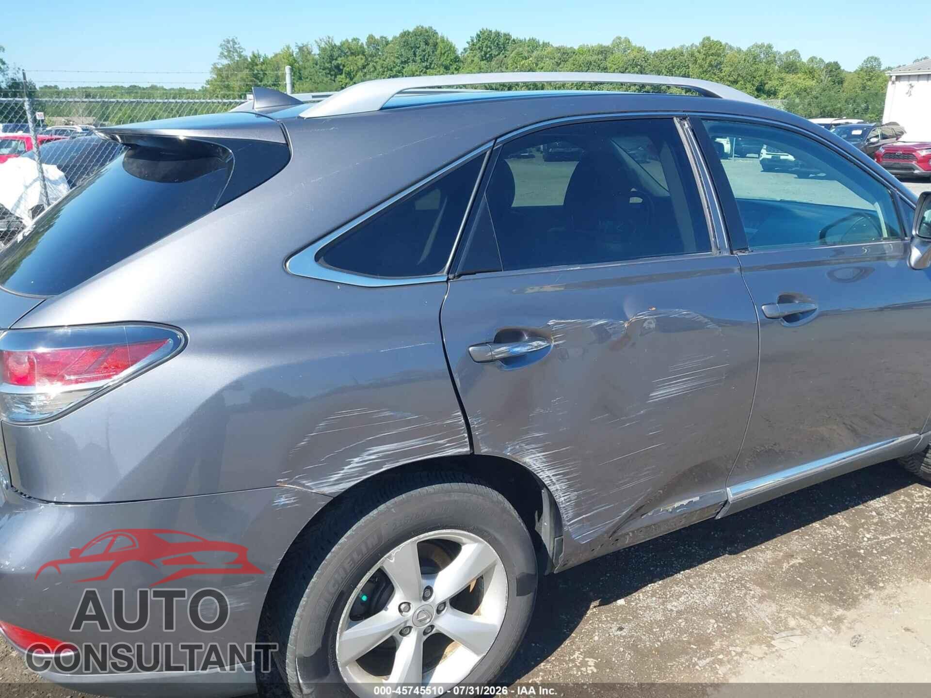 LEXUS RX 350 2015 - 2T2BK1BA5FC287182