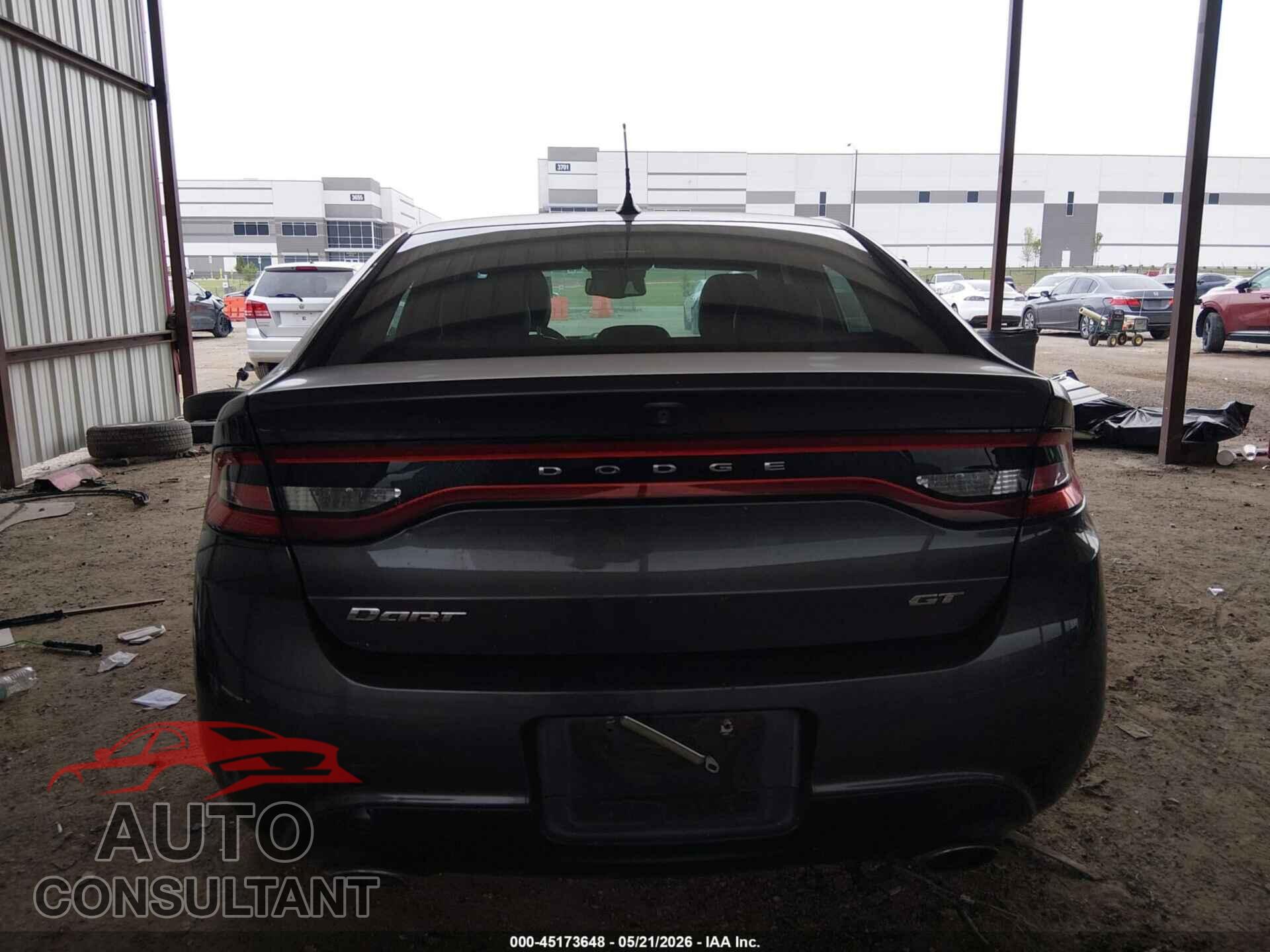 DODGE DART 2015 - 1C3CDFEB0FD122751
