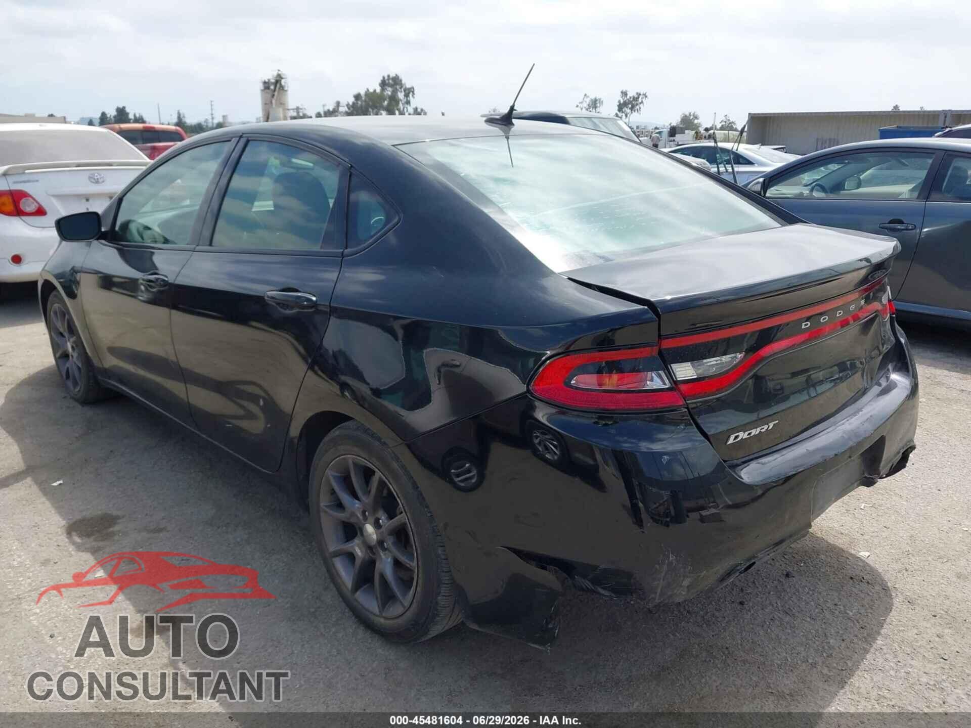 DODGE DART 2015 - 1C3CDFAA4FD421575