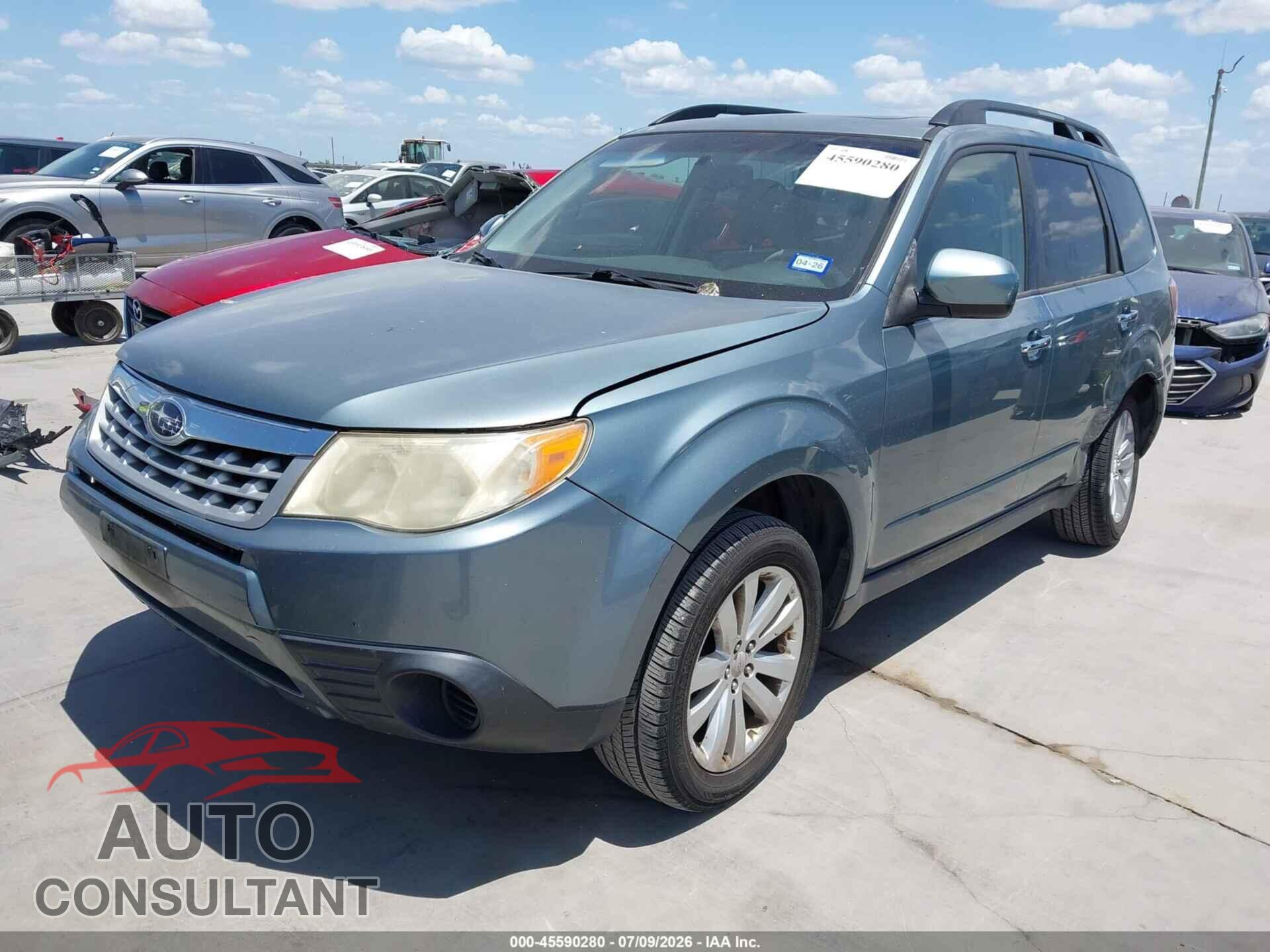 SUBARU FORESTER 2012 - JF2SHADC5CH459513