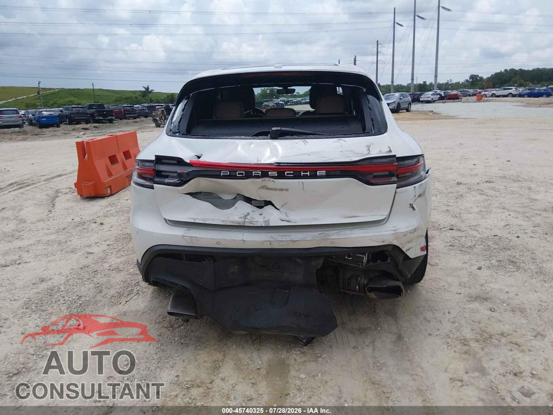 PORSCHE MACAN 2022 - WP1AA2A54NLB10626