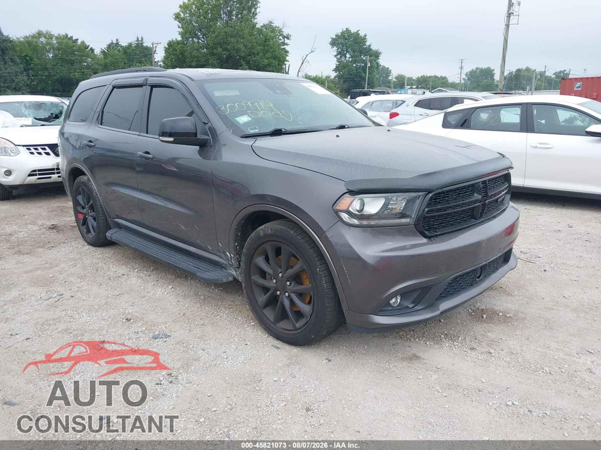 DODGE DURANGO 2017 - 1C4SDJCT9HC726149