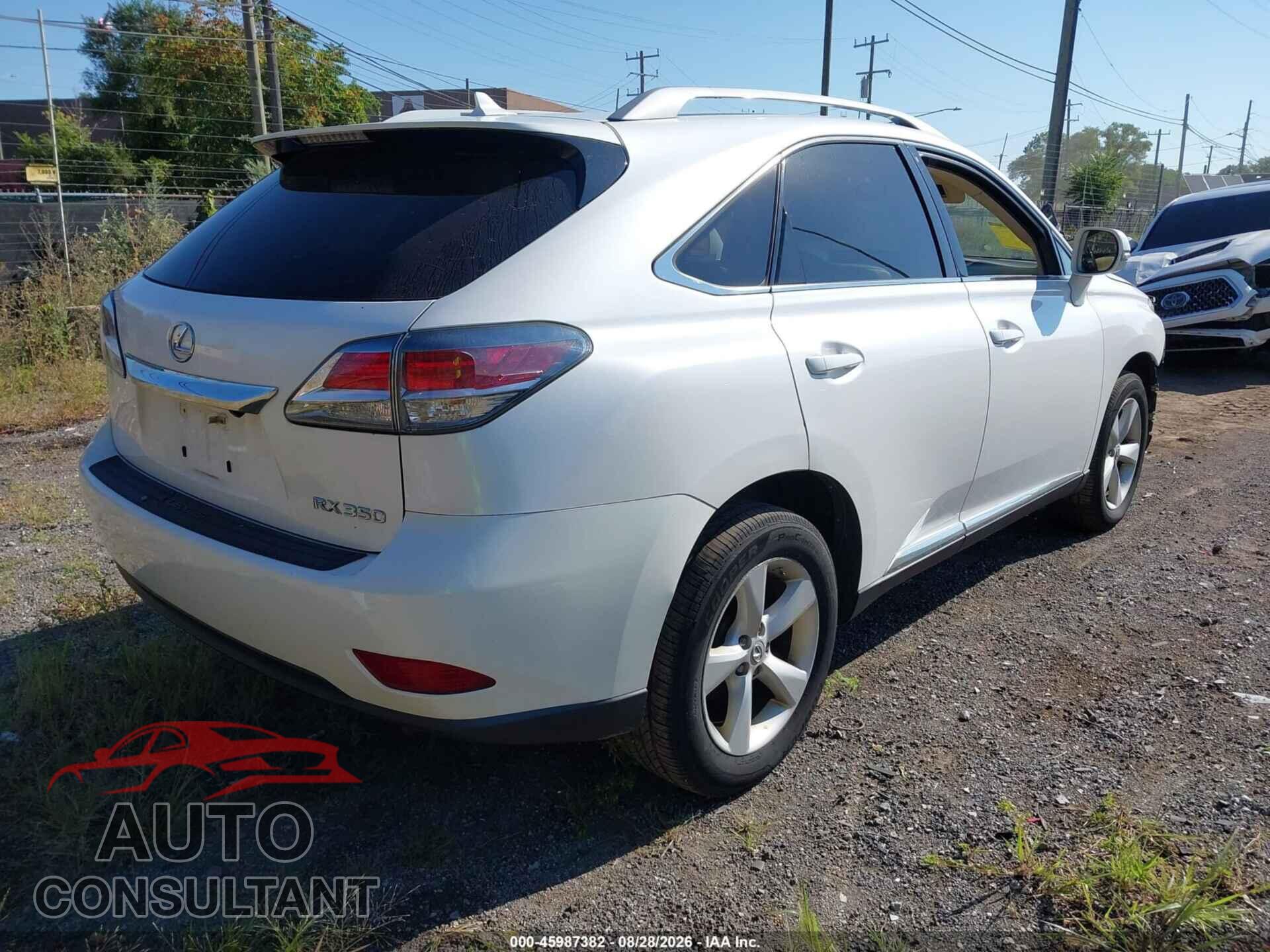 LEXUS RX 350 2013 - 2T2BK1BA0DC211317