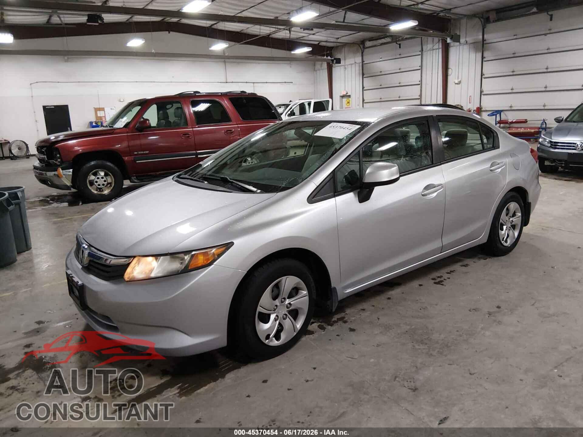 HONDA CIVIC 2012 - 19XFB2F5XCE093219