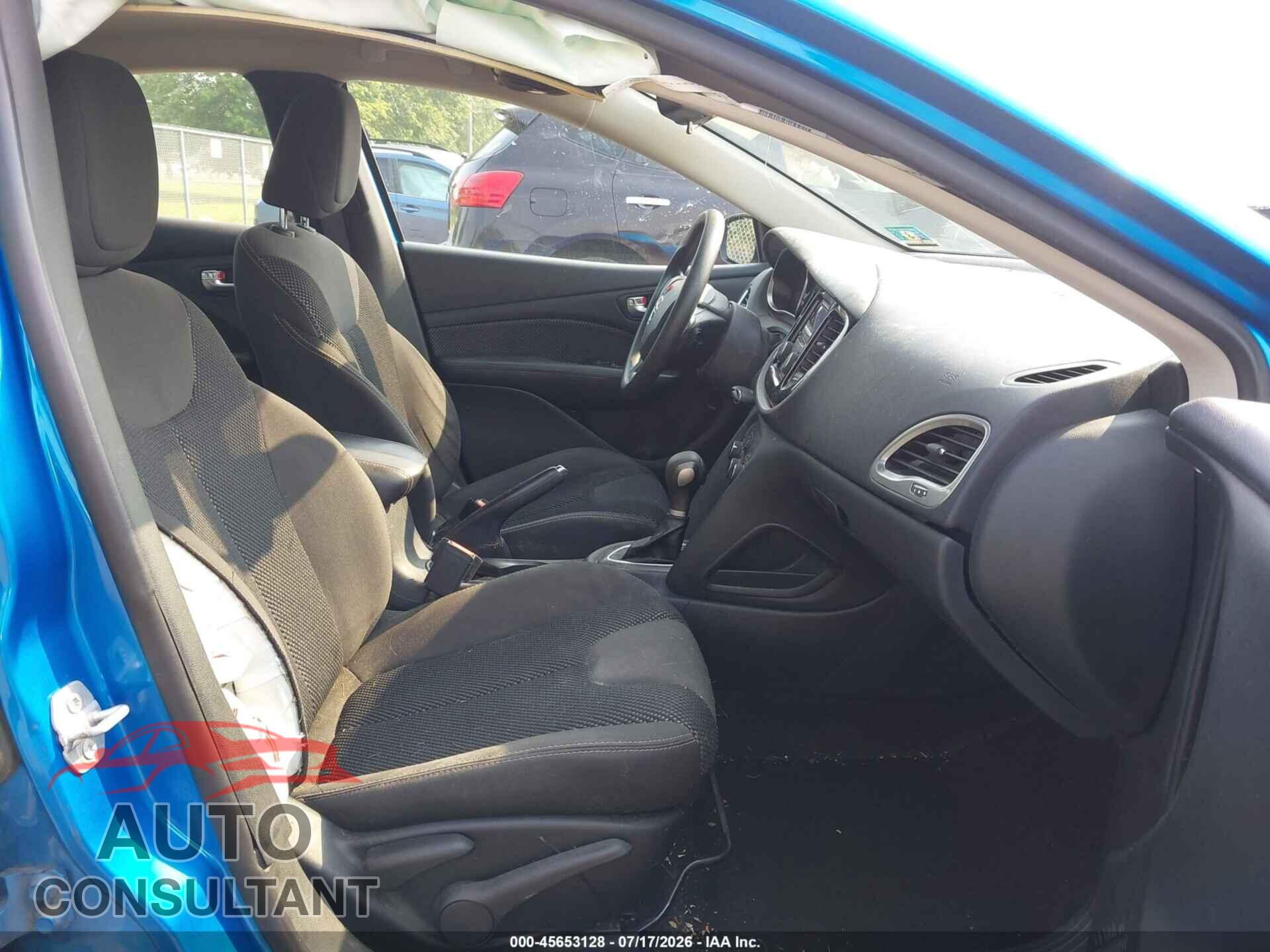 DODGE DART 2015 - 1C3CDFBB8FD363560