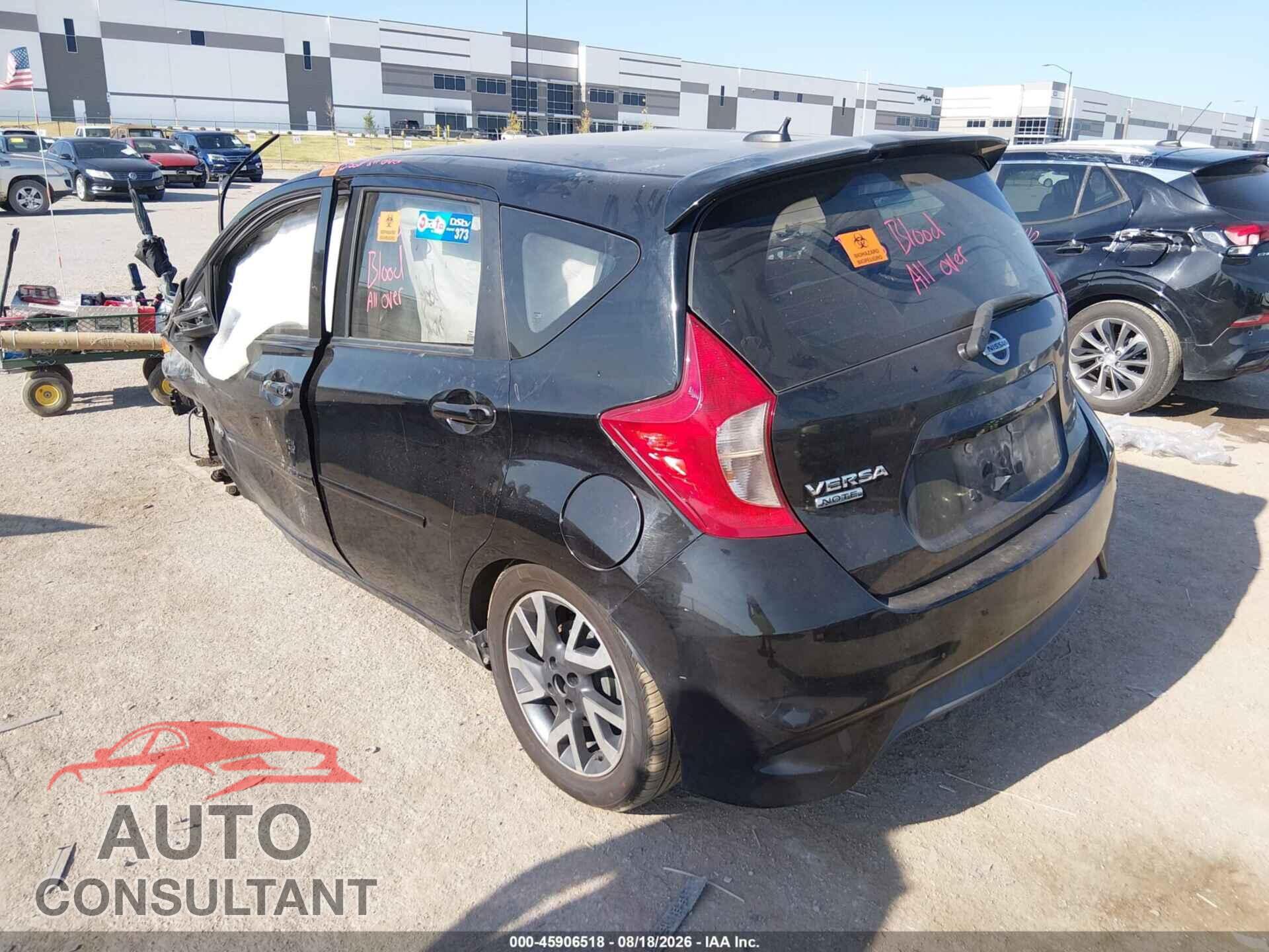 NISSAN VERSA NOTE 2017 - 3N1CE2CP0HL368537