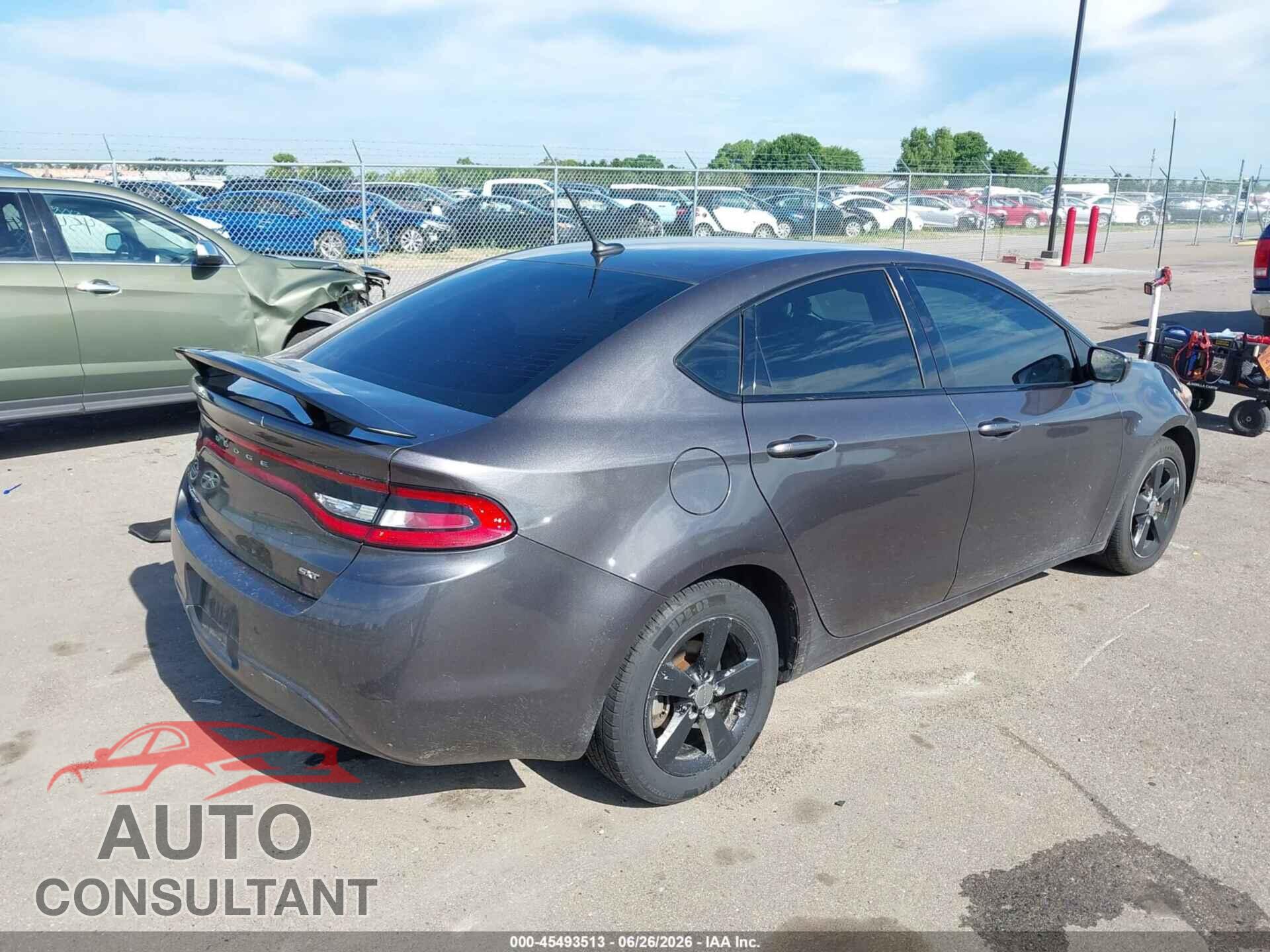 DODGE DART 2015 - 1C3CDFBB3FD364440