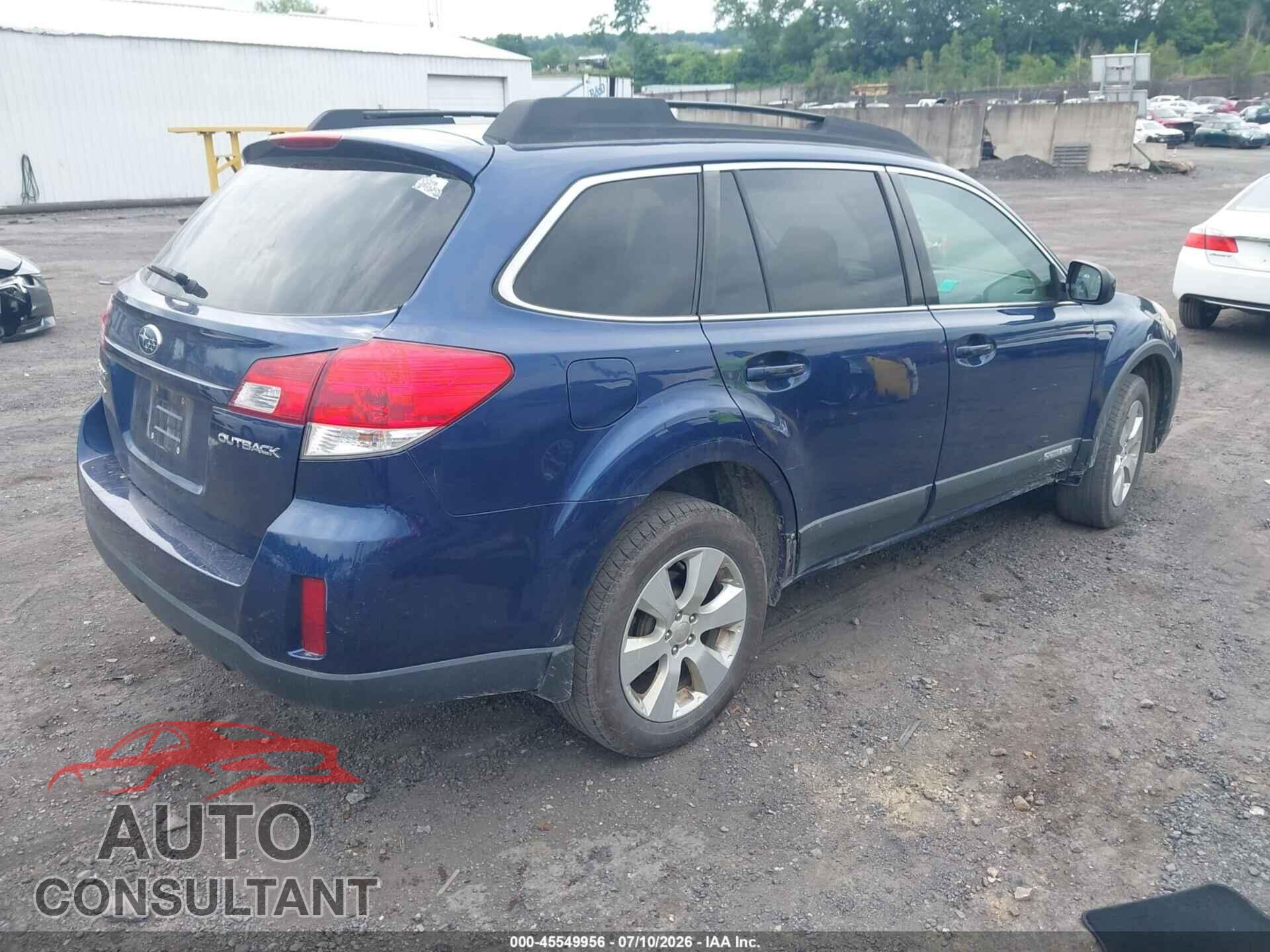 SUBARU OUTBACK 2011 - 4S4BRBCC7B3368818