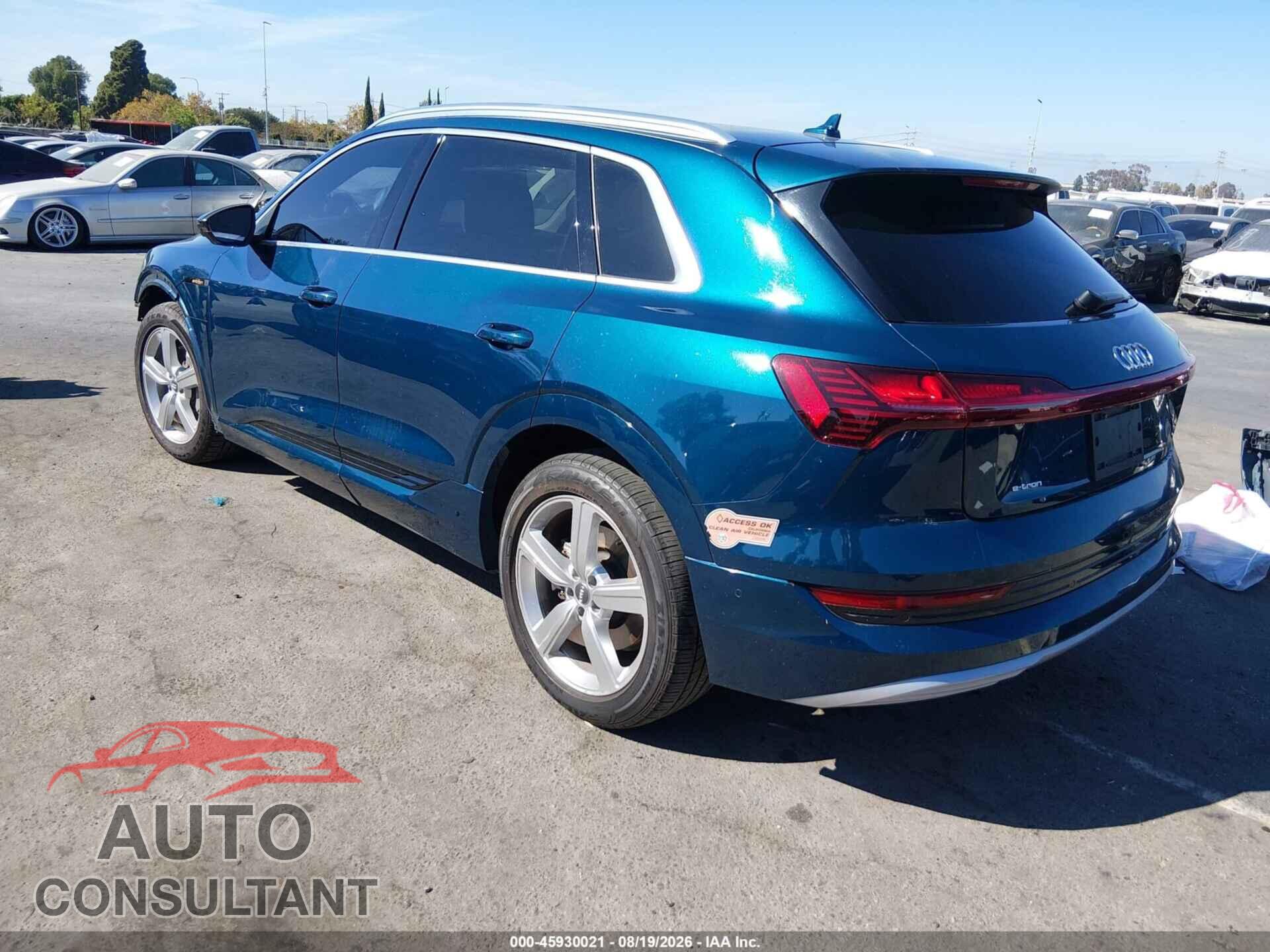 AUDI E-TRON 2019 - WA1LAAGE2KB021175