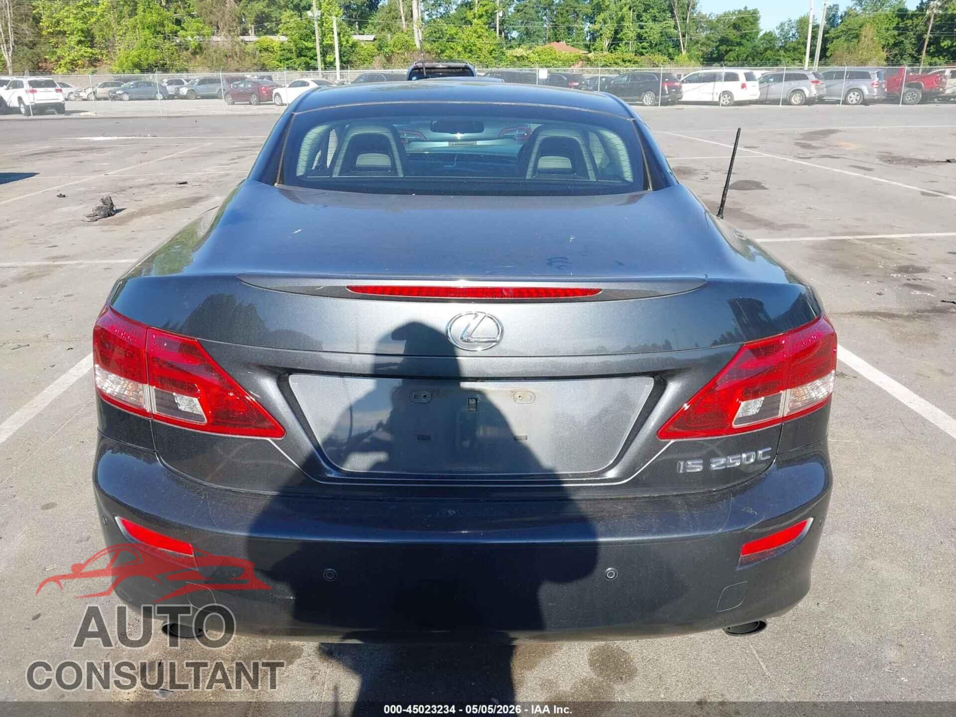 LEXUS IS 250C 2011 - JTHFF2C23B2519356
