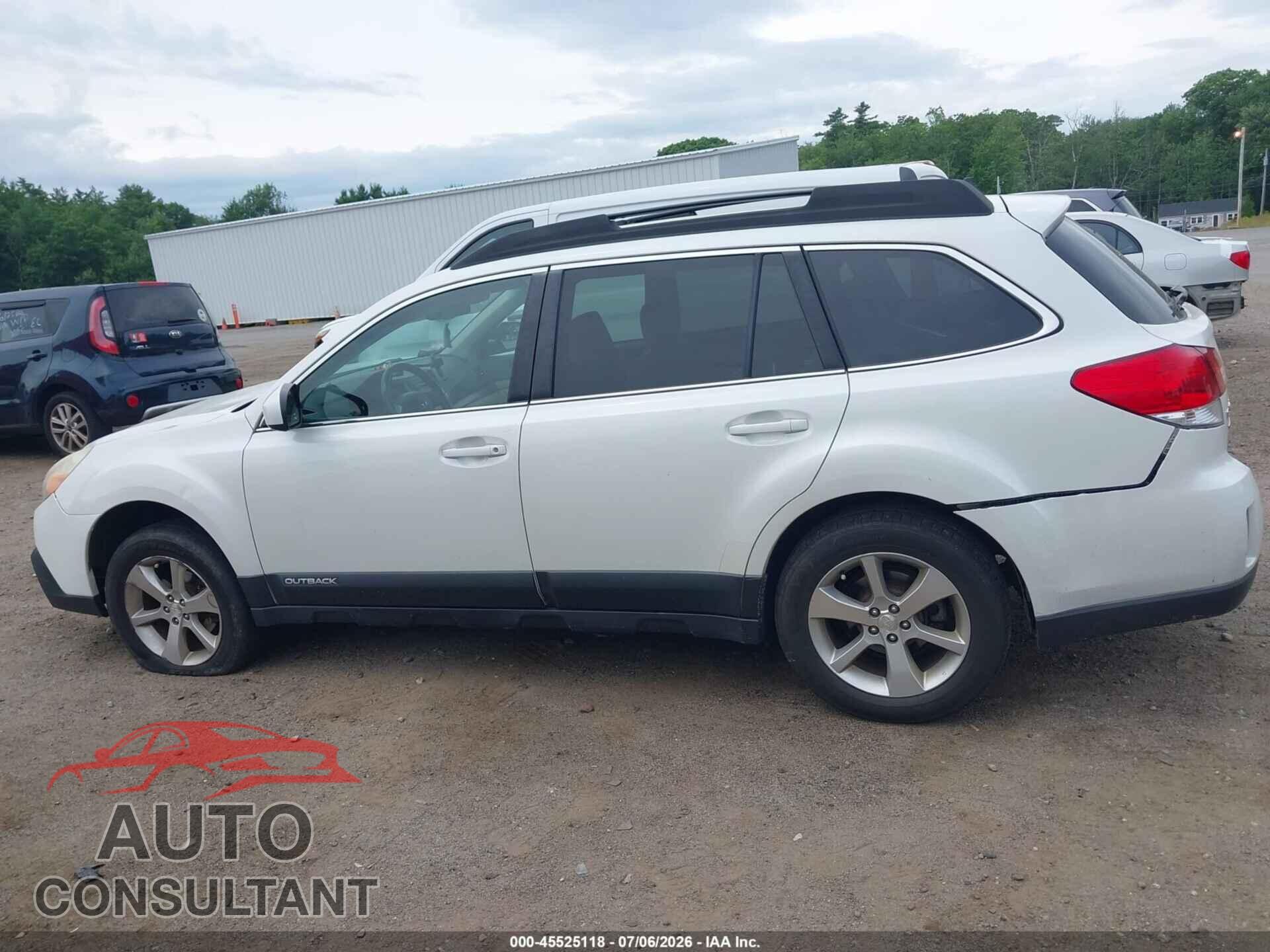 SUBARU OUTBACK 2014 - 4S4BRBKC9E3320906