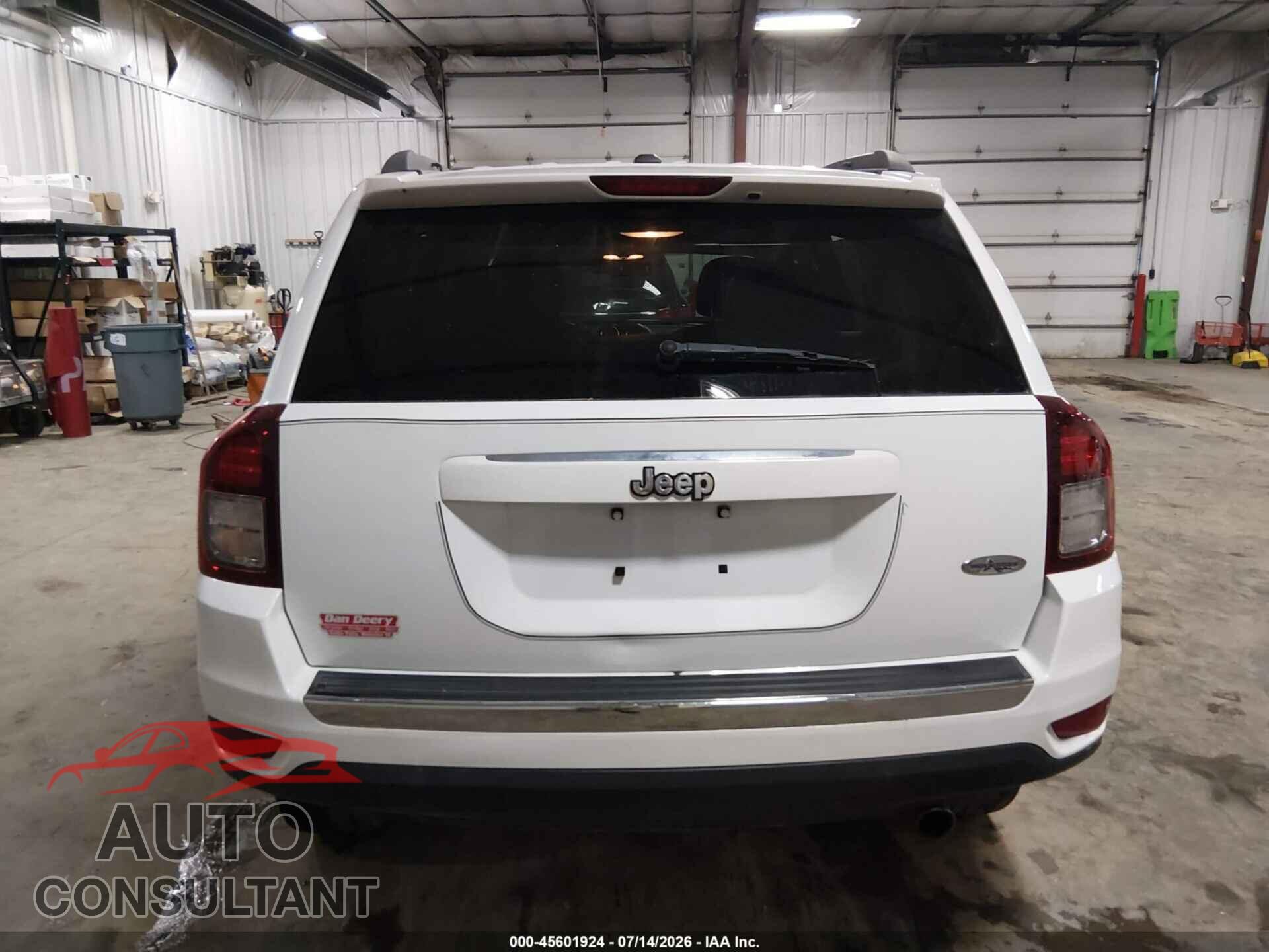 JEEP COMPASS 2016 - 1C4NJCEA2GD760813