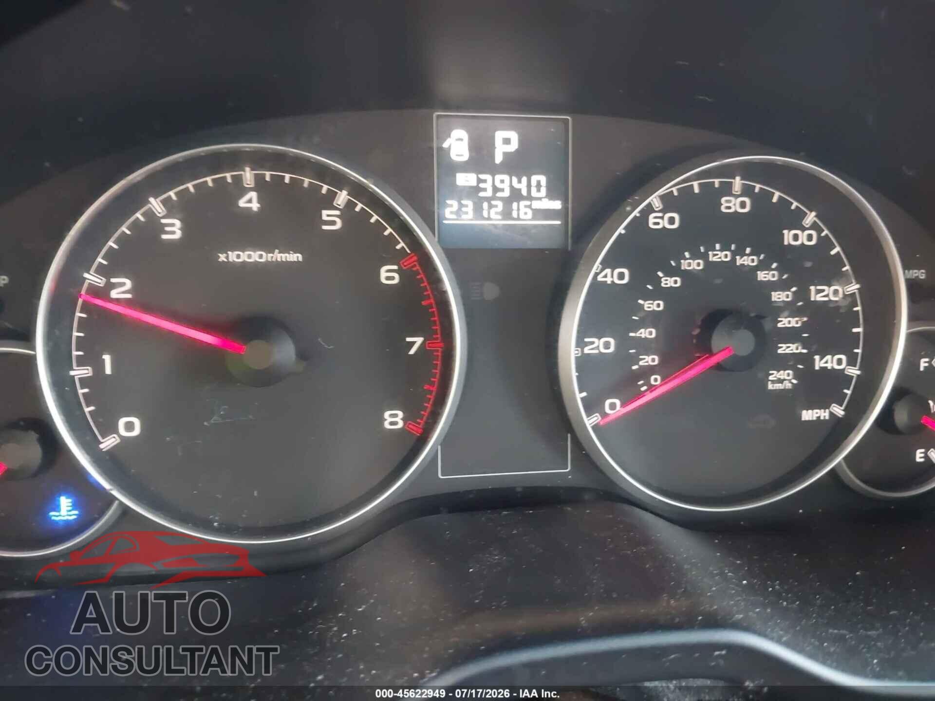 SUBARU OUTBACK 2014 - 4S4BRBCC7E3235531