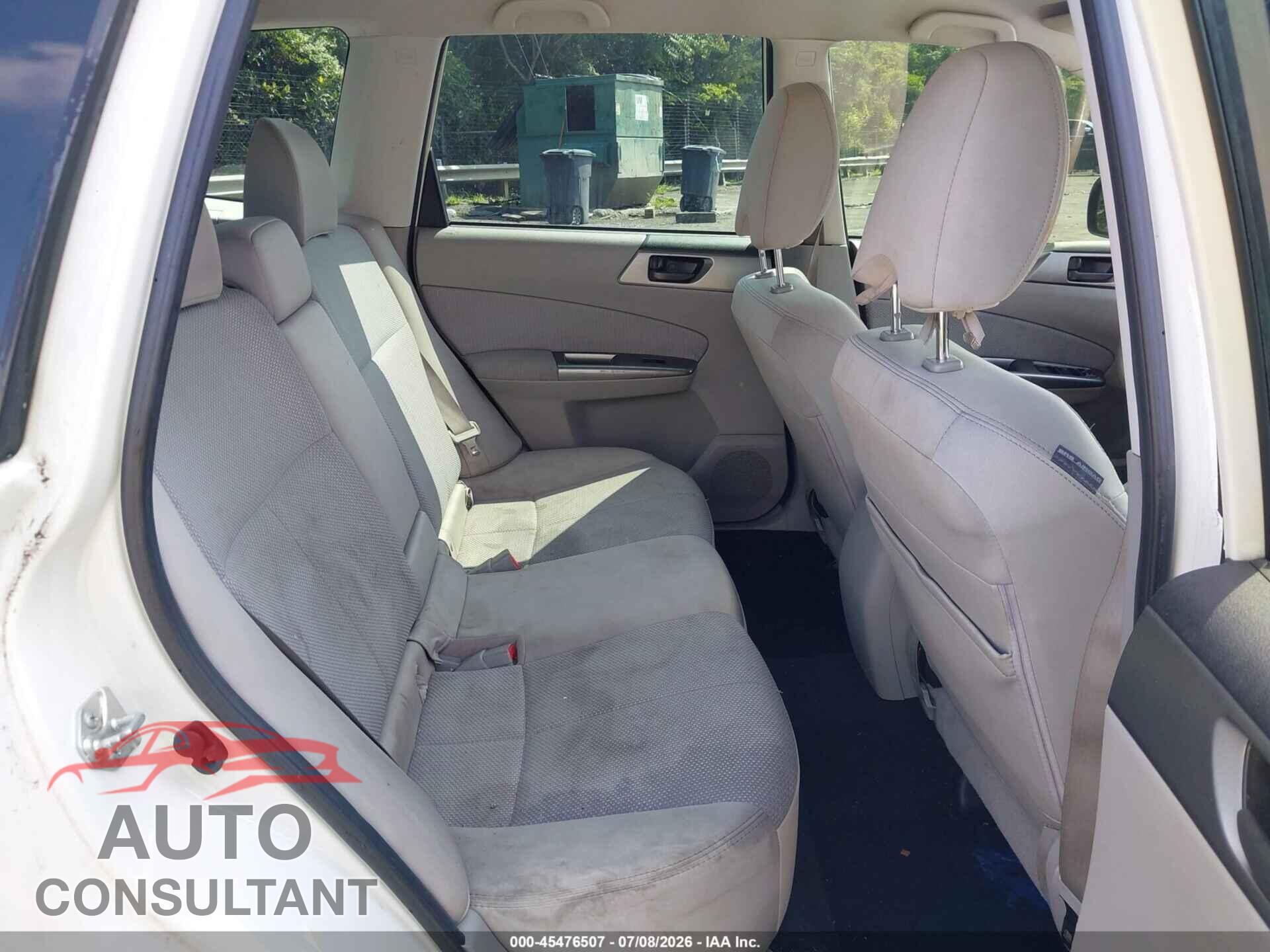 SUBARU FORESTER 2012 - JF2SHBBC6CH452479