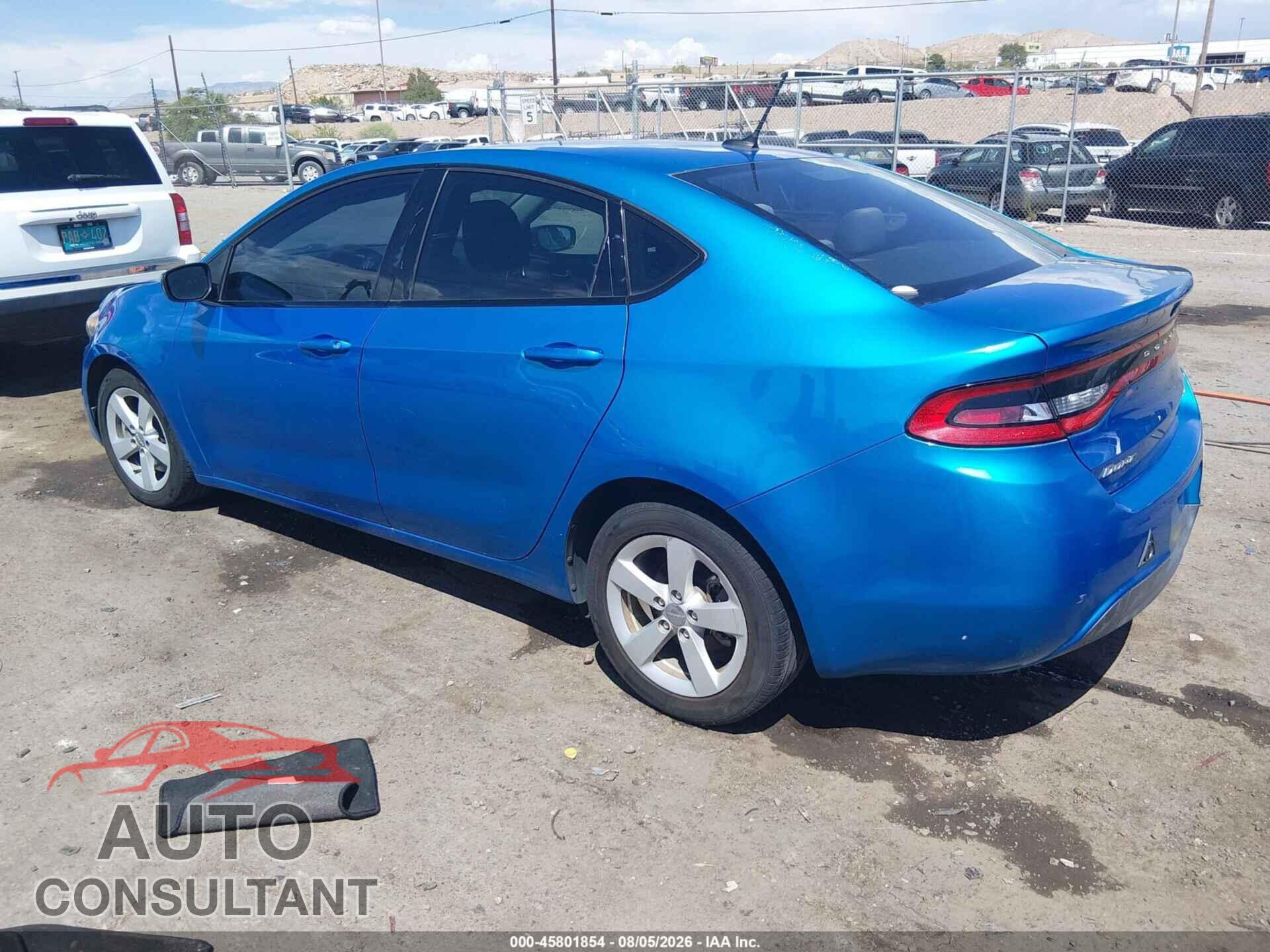 DODGE DART 2015 - 1C3CDFBBXFD223428