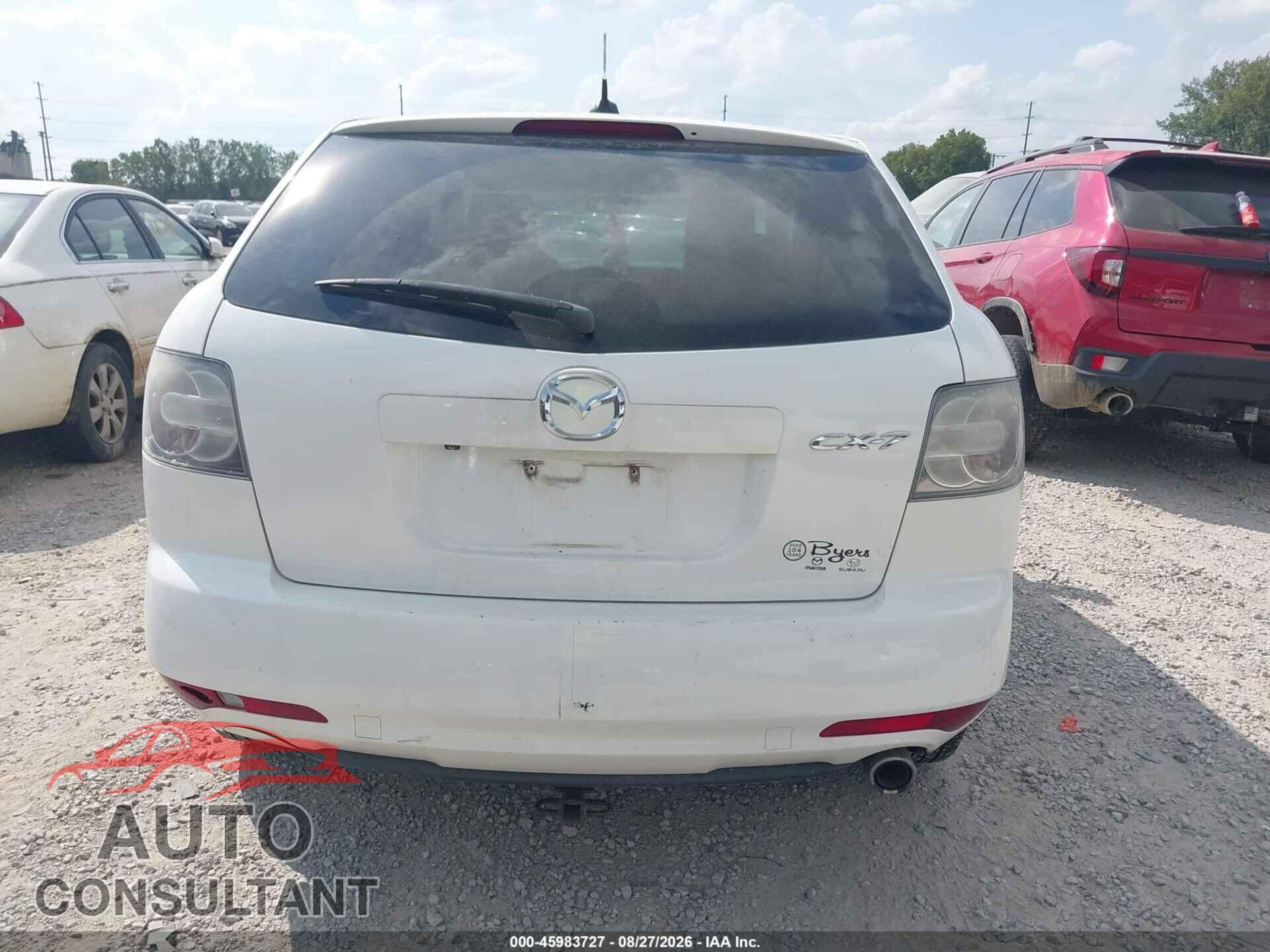 MAZDA CX-7 2012 - JM3ER2C58C0411477
