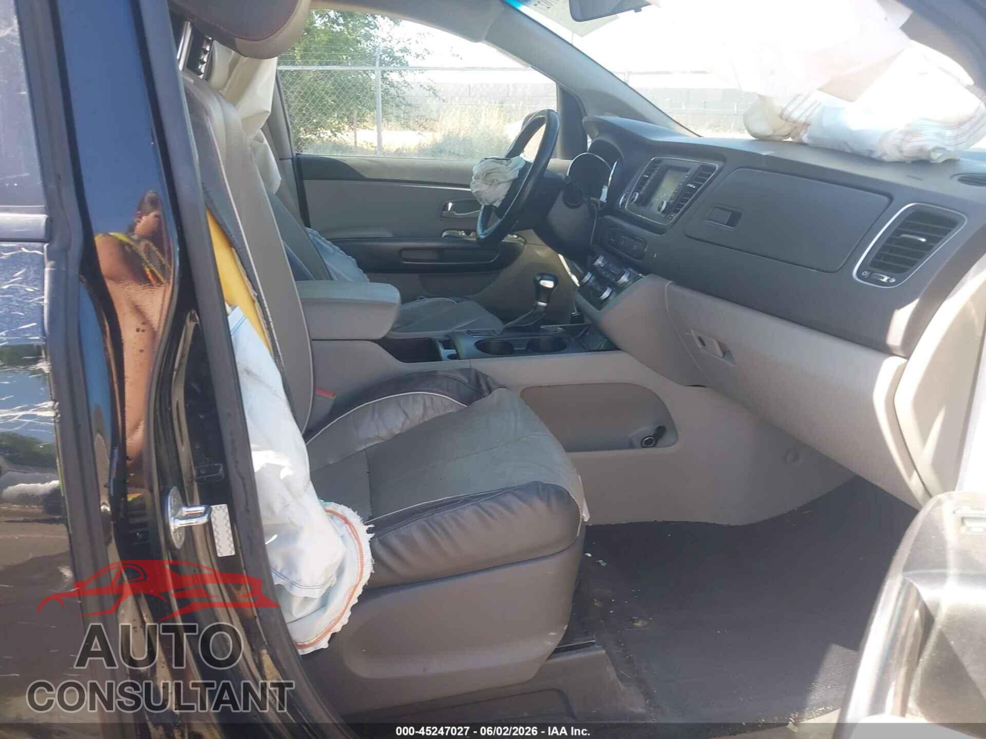 KIA SEDONA 2017 - KNDMB5C19H6313134