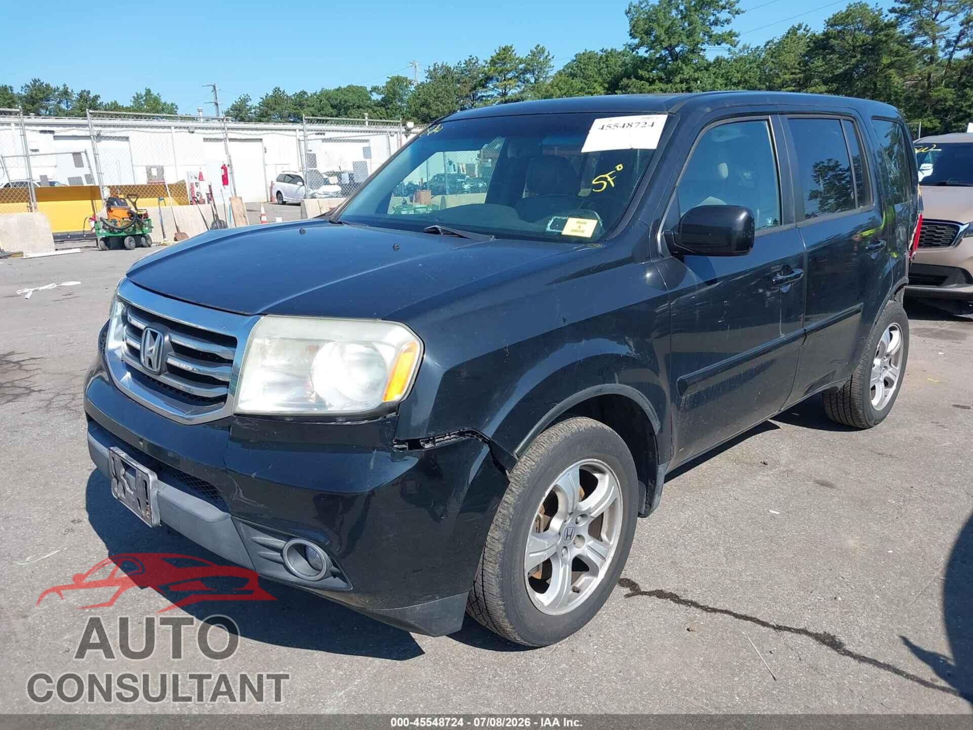 HONDA PILOT 2012 - 5FNYF4H50CB032073