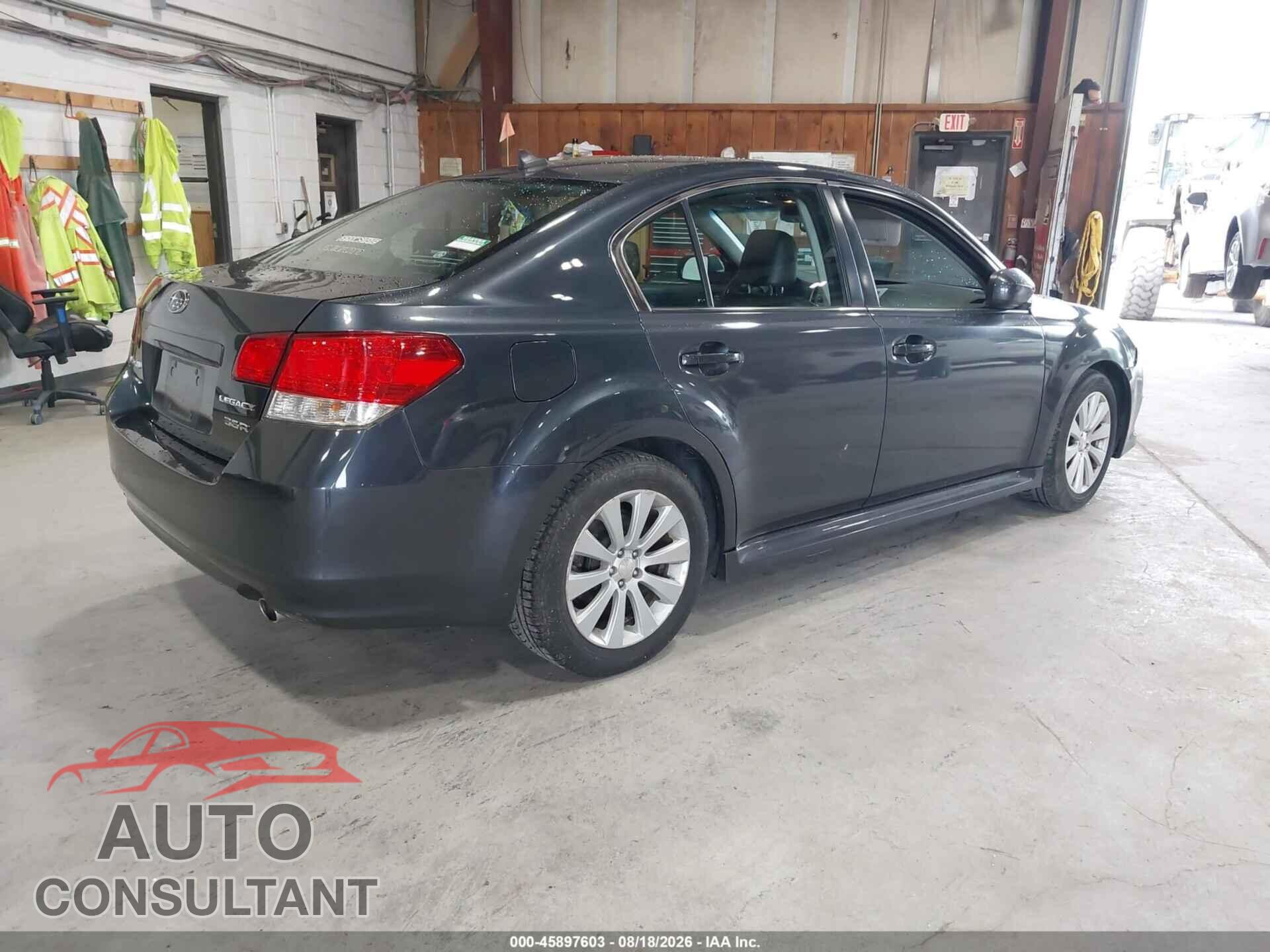 SUBARU LEGACY 2011 - 4S3BMDK66B2229280