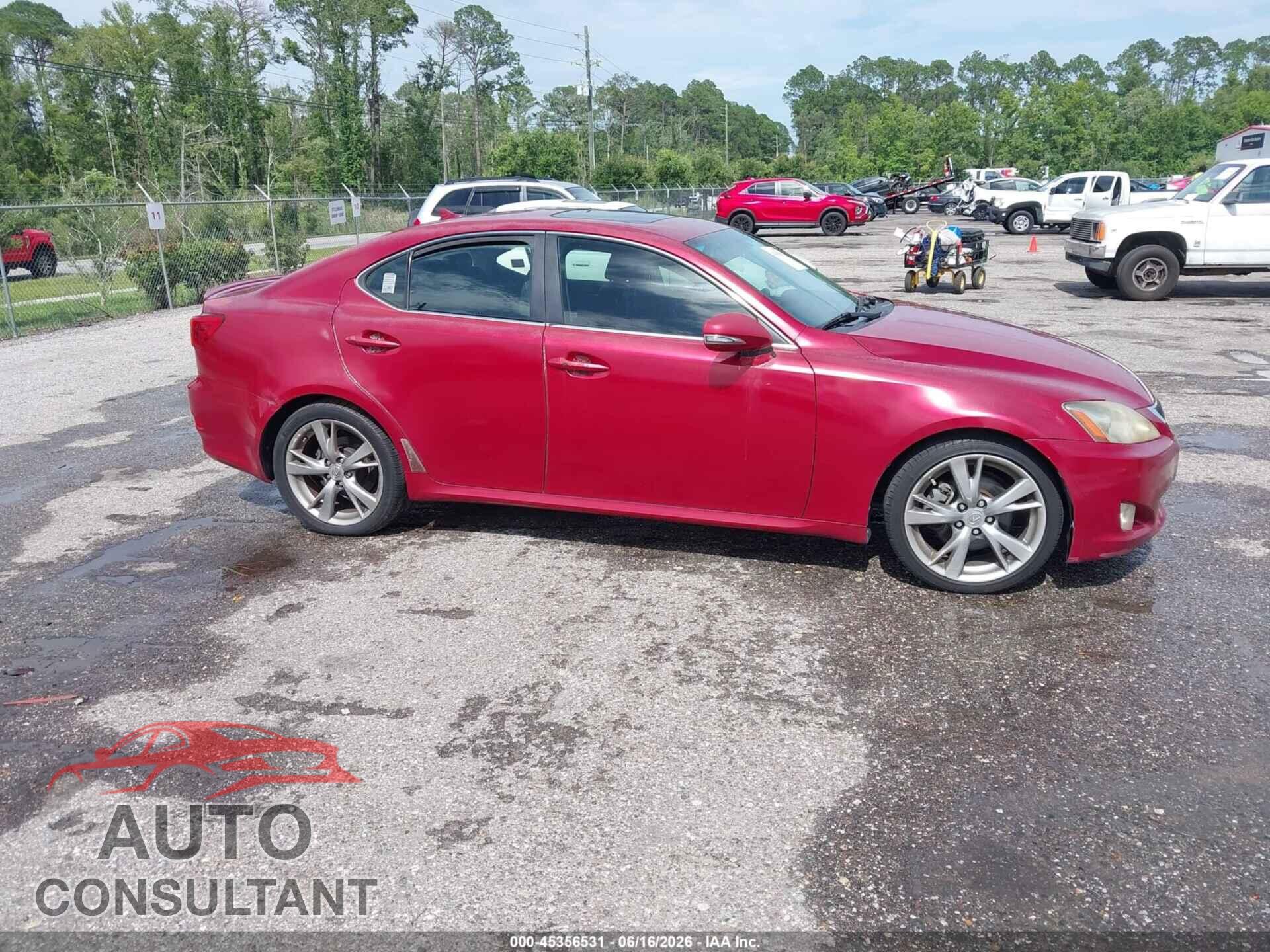LEXUS IS 250 2010 - JTHBF5C20A5114763