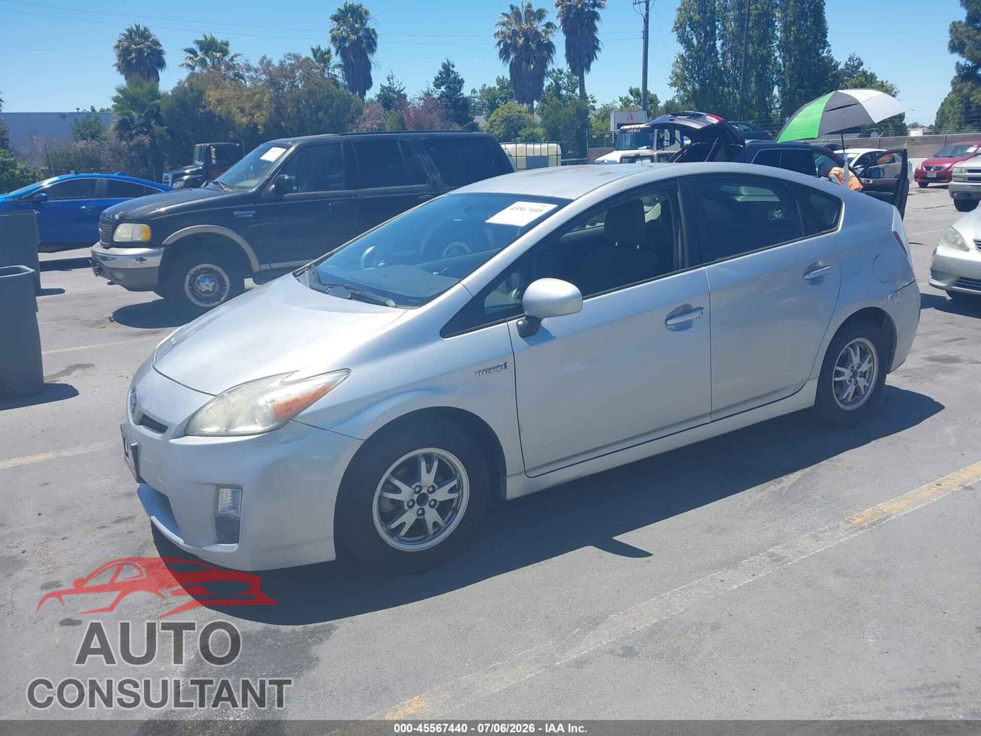 TOYOTA PRIUS 2011 - JTDKN3DU7B0262397