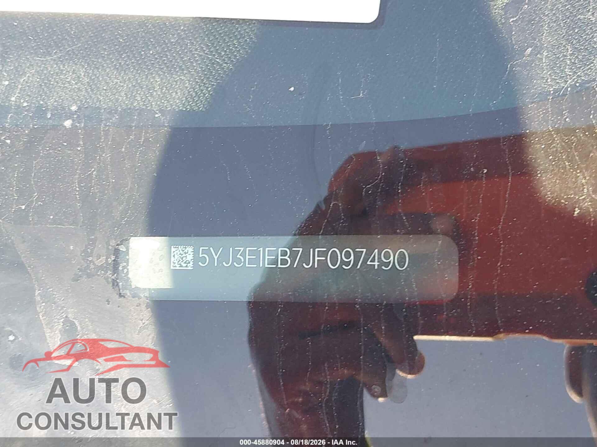TESLA MODEL 3 2018 - 5YJ3E1EB7JF097490