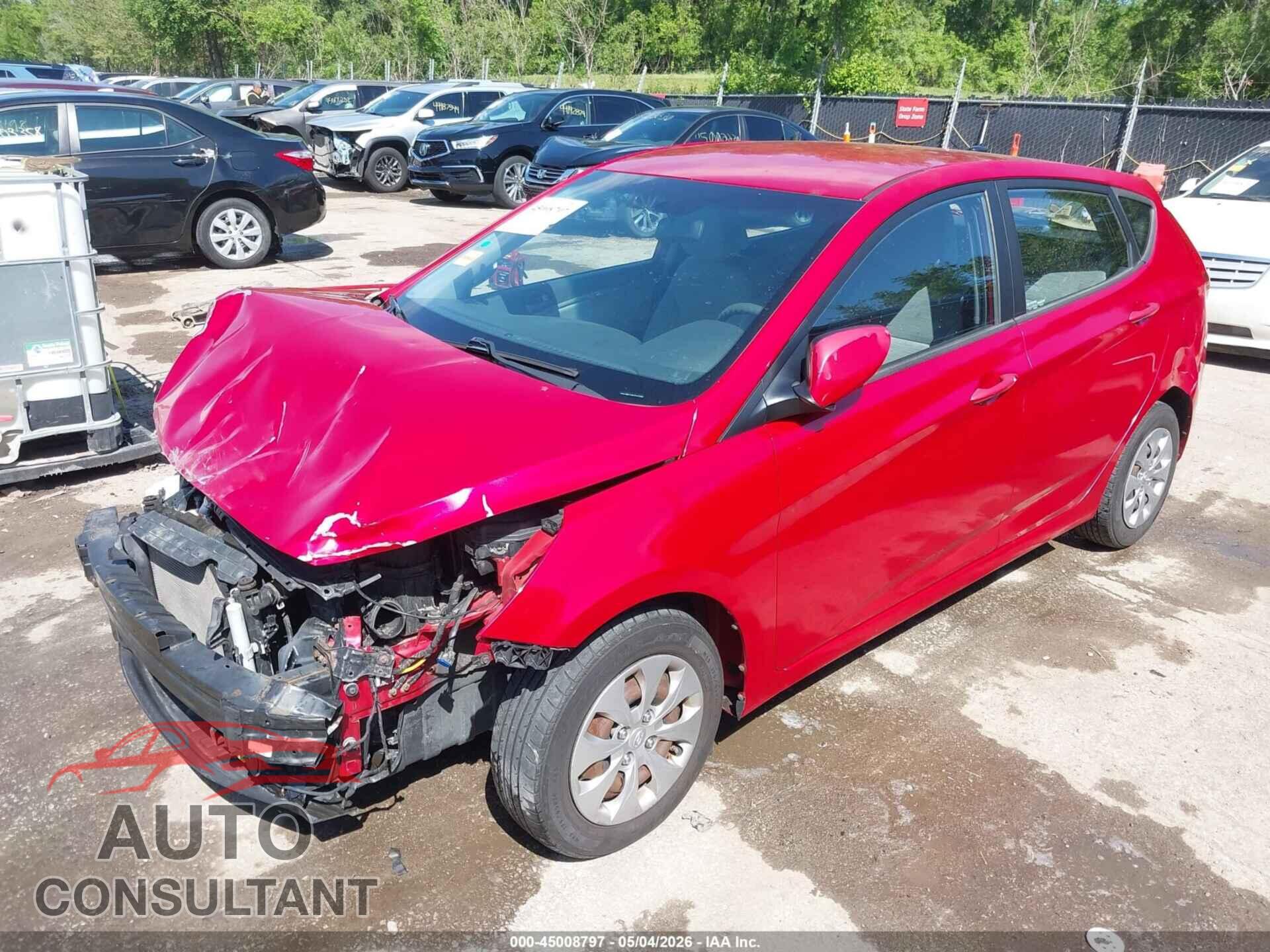 HYUNDAI ACCENT 2015 - KMHCT5AE3FU219608