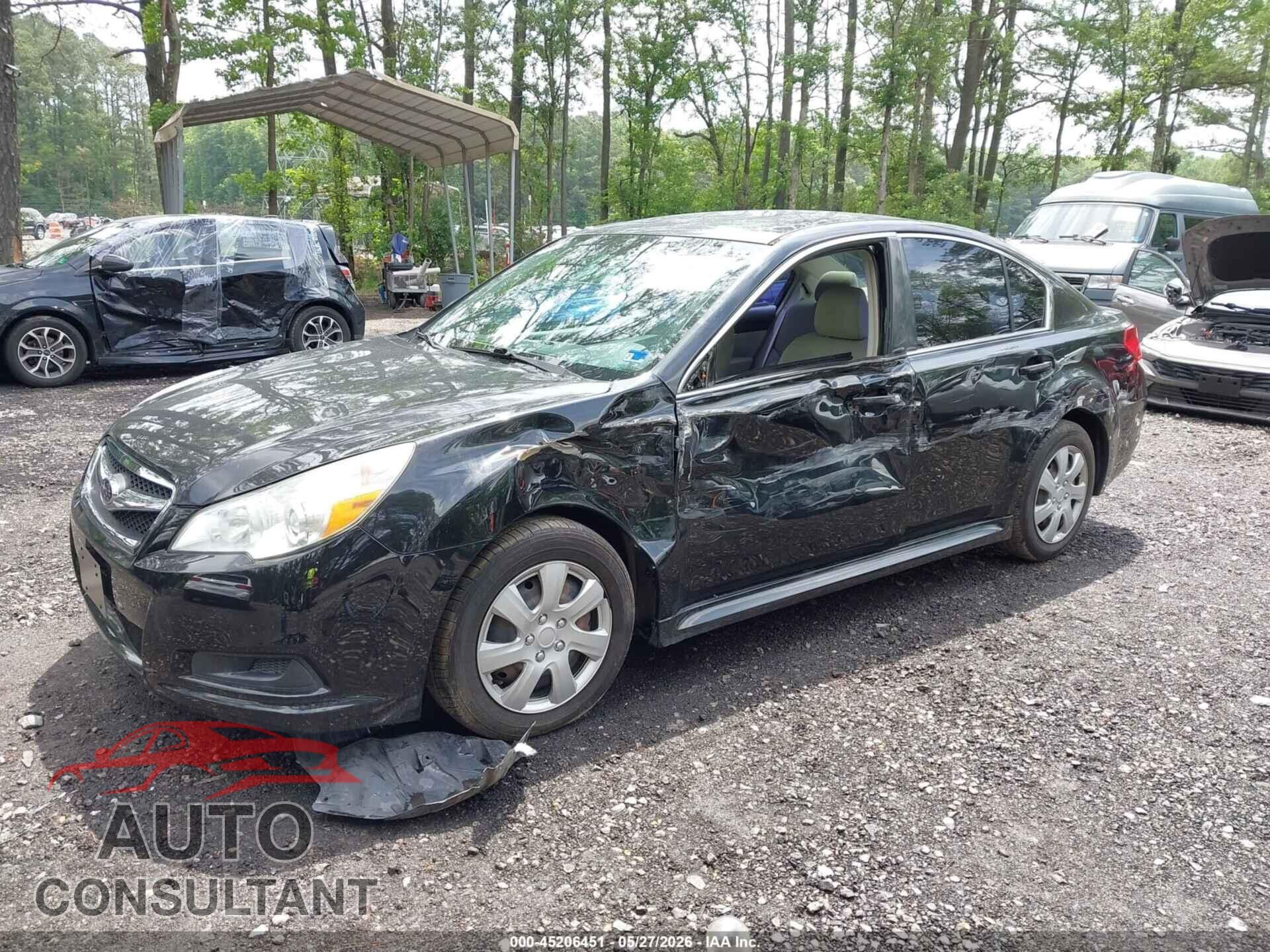 SUBARU LEGACY 2011 - 4S3BMBA65B3240867