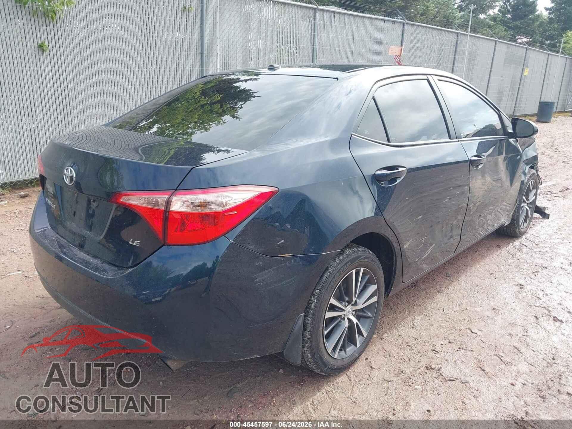 TOYOTA COROLLA 2017 - 2T1BURHE1HC858483