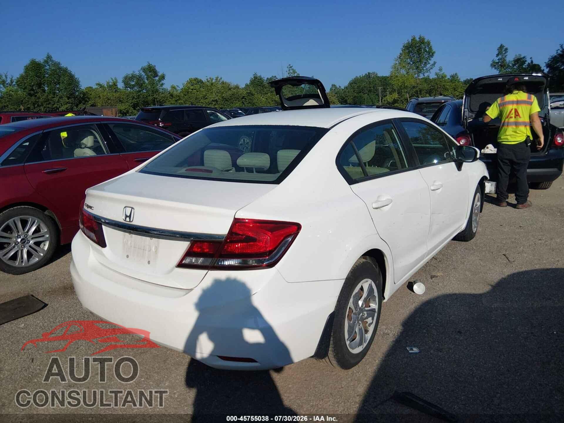 HONDA CIVIC 2014 - 19XFB2F52EE032479