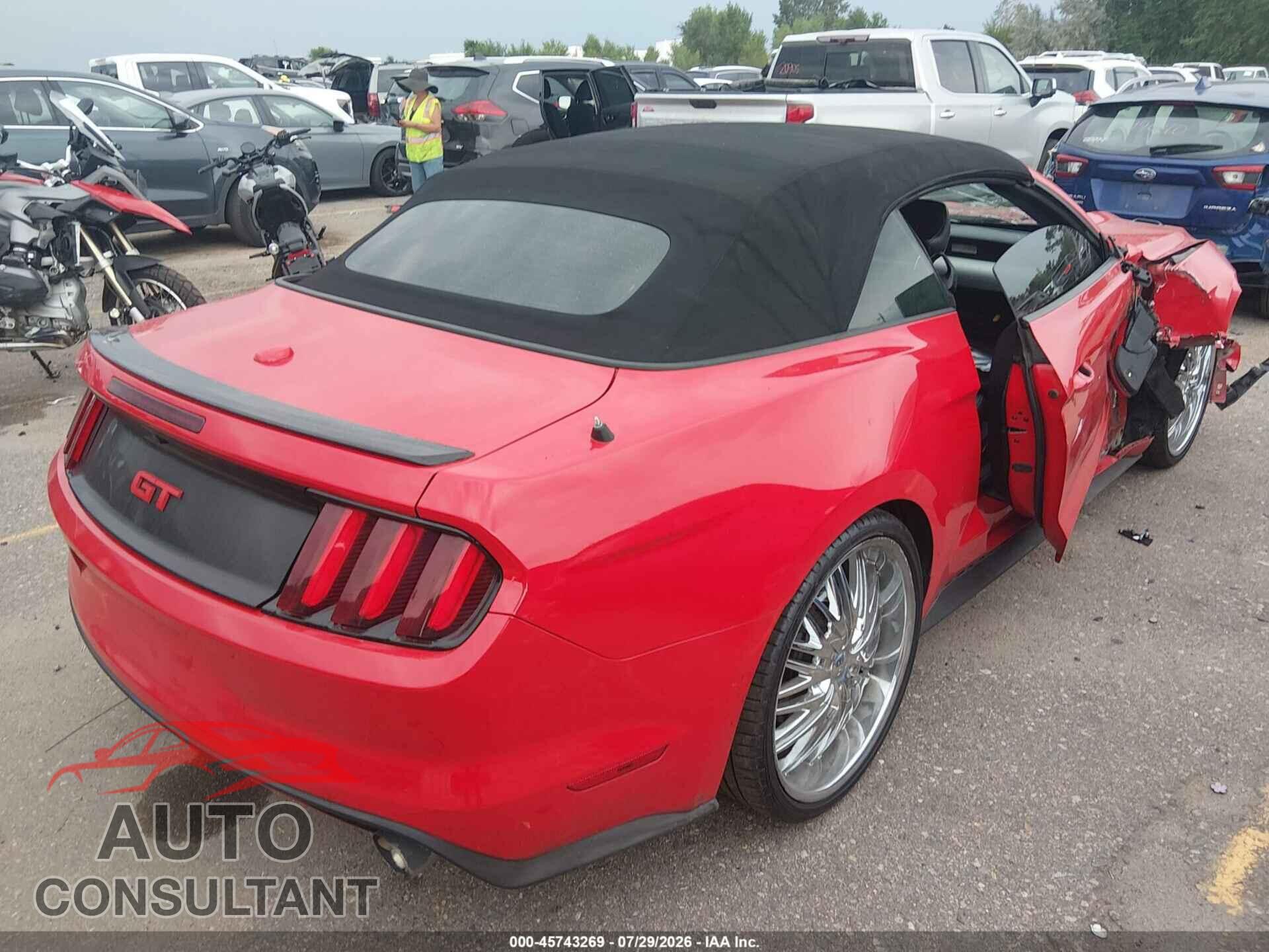 FORD MUSTANG 2017 - 1FATP8FF9H5301499