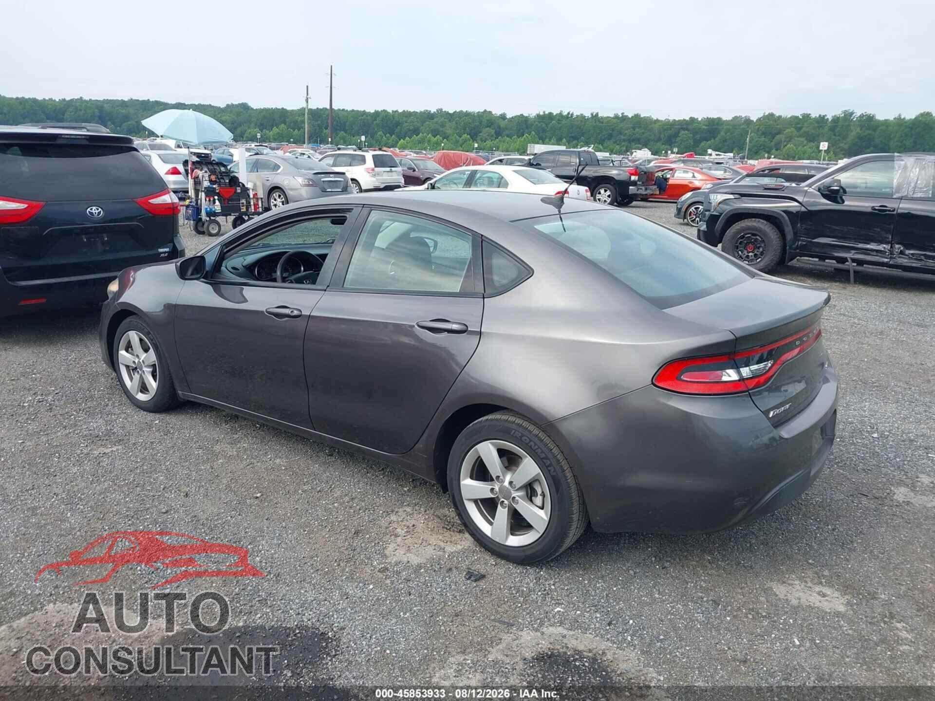 DODGE DART 2015 - 1C3CDFBB5FD128680