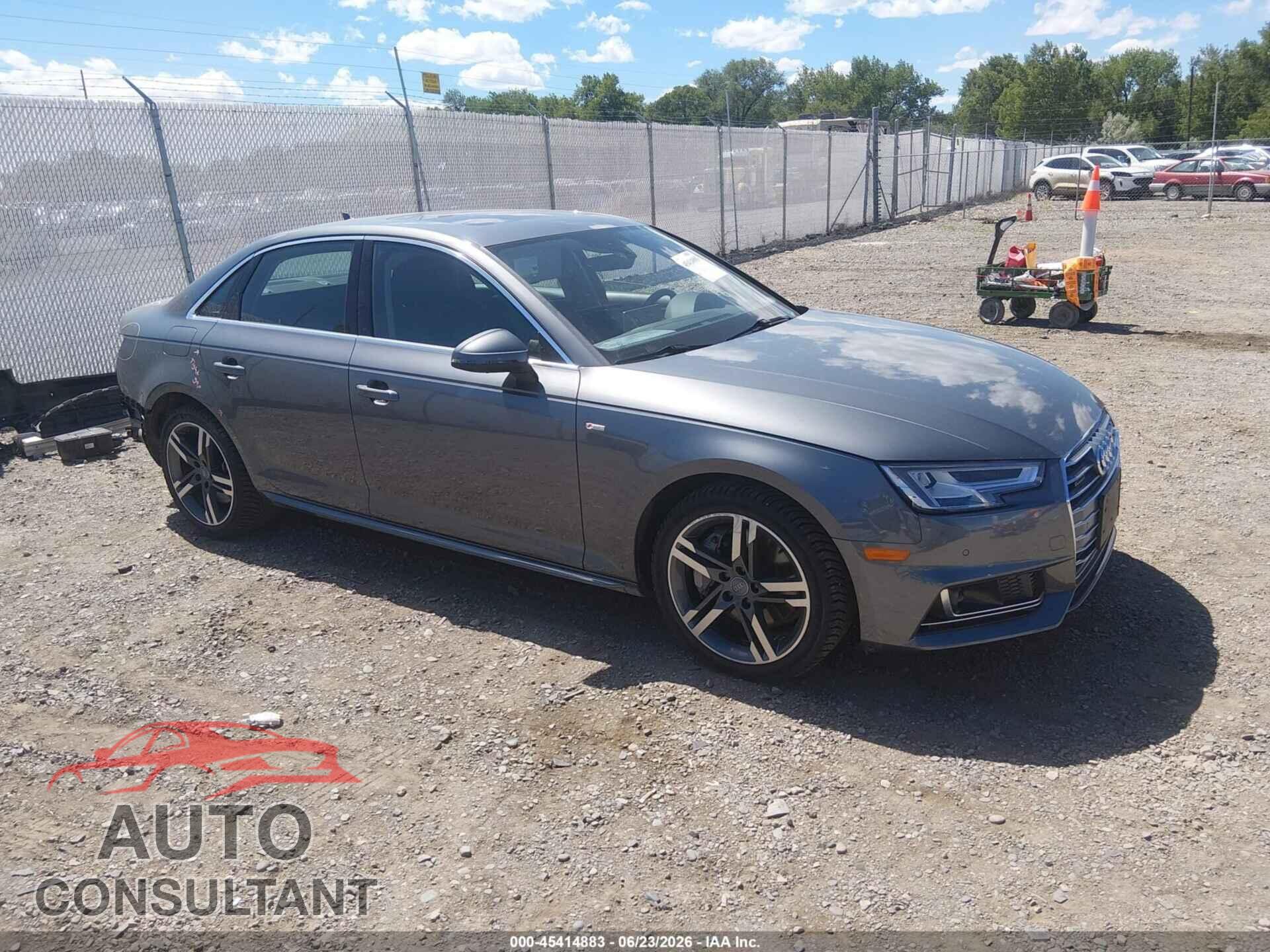 AUDI A4 2018 - WAUFNAF4XJA181368