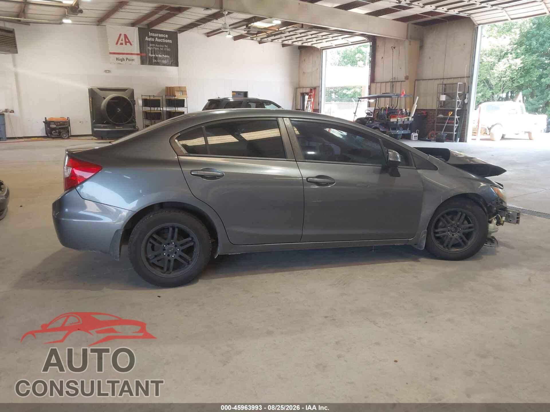 HONDA CIVIC 2012 - 19XFB2F56CE097672