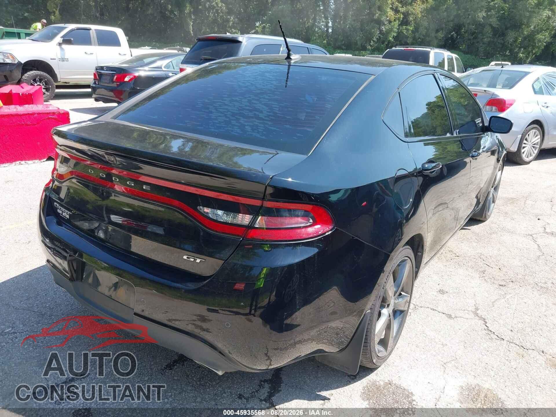 DODGE DART 2014 - 1C3CDFEB4ED768003