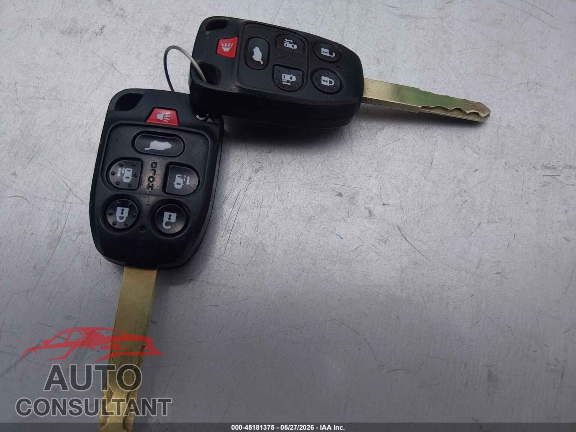 HONDA ODYSSEY 2012 - 5FNRL5H97CB085441