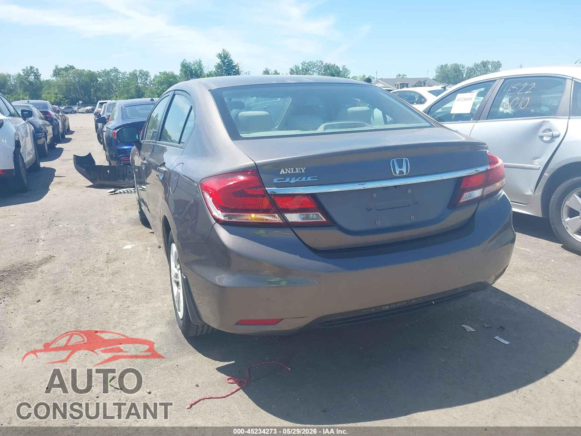 HONDA CIVIC 2014 - 2HGFB2F54EH507913