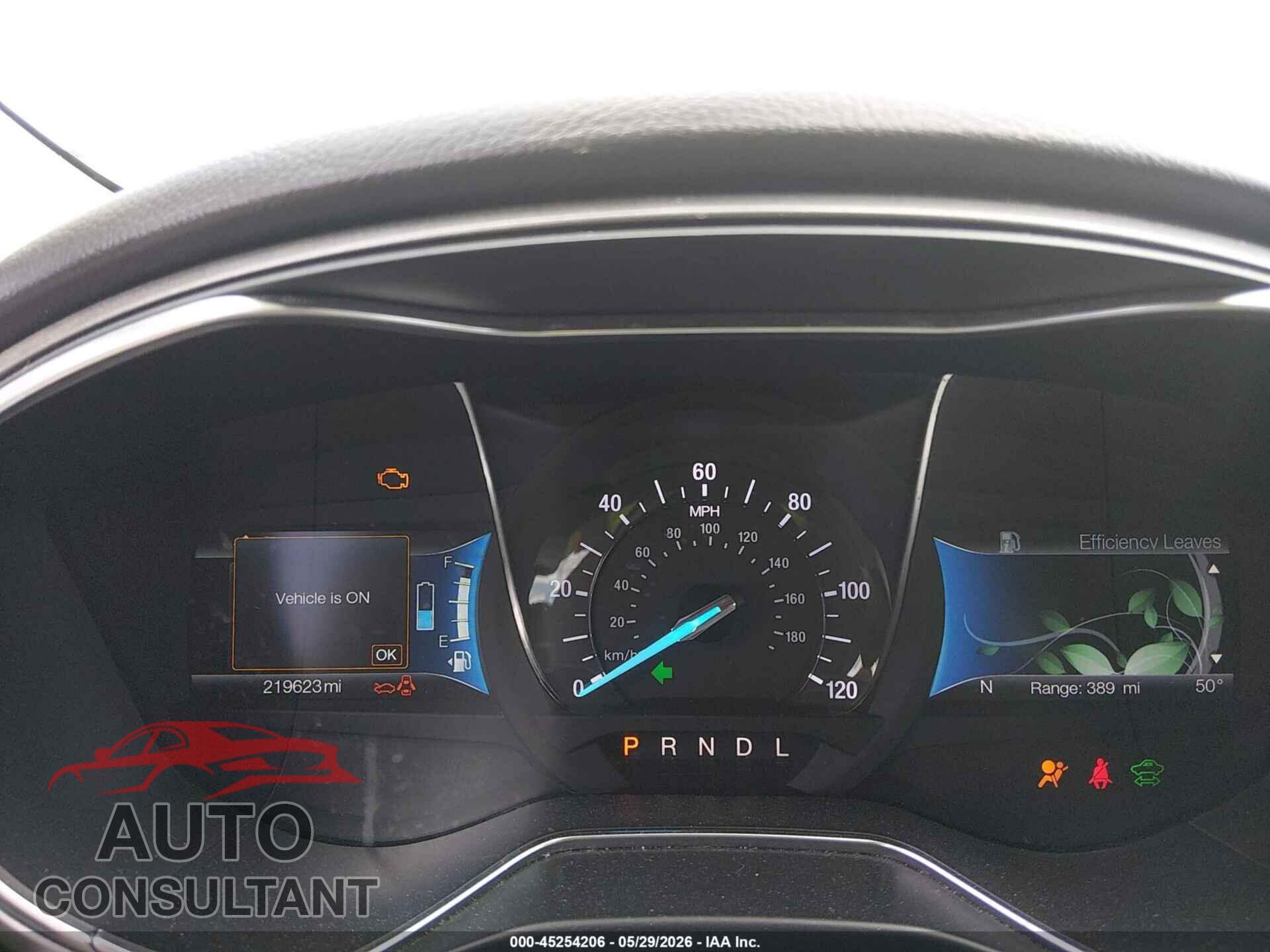 FORD FUSION HYBRID 2017 - 3FA6P0LU2HR386166