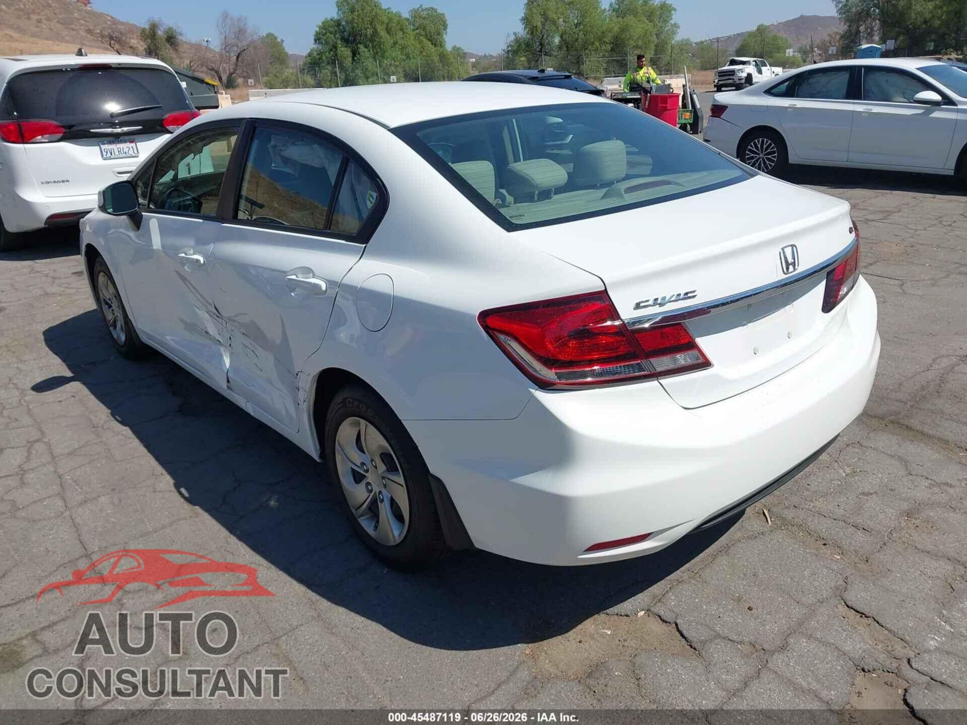 HONDA CIVIC 2013 - 19XFB2F5XDE259787