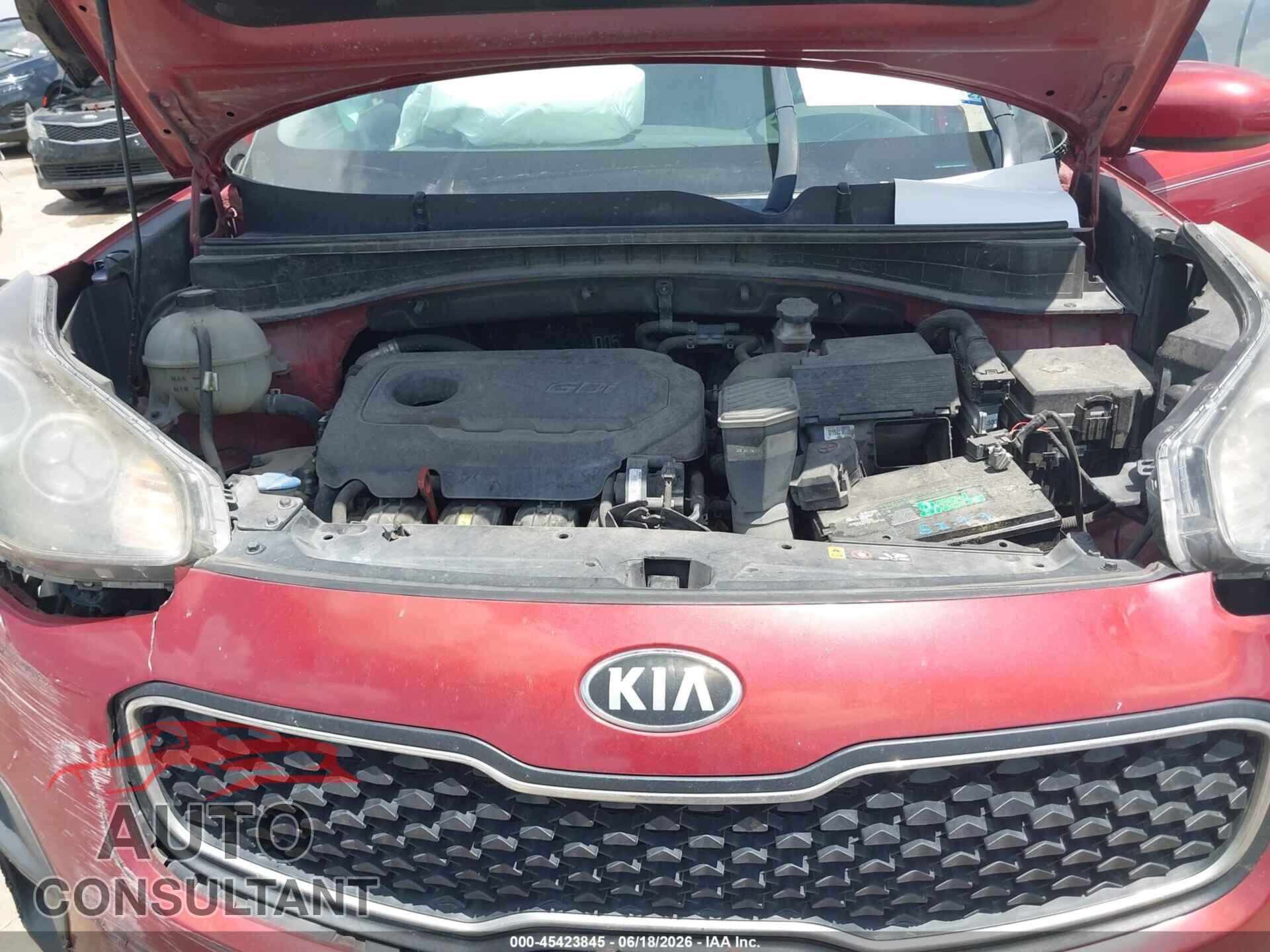 KIA SPORTAGE 2017 - KNDPM3AC3H7050083