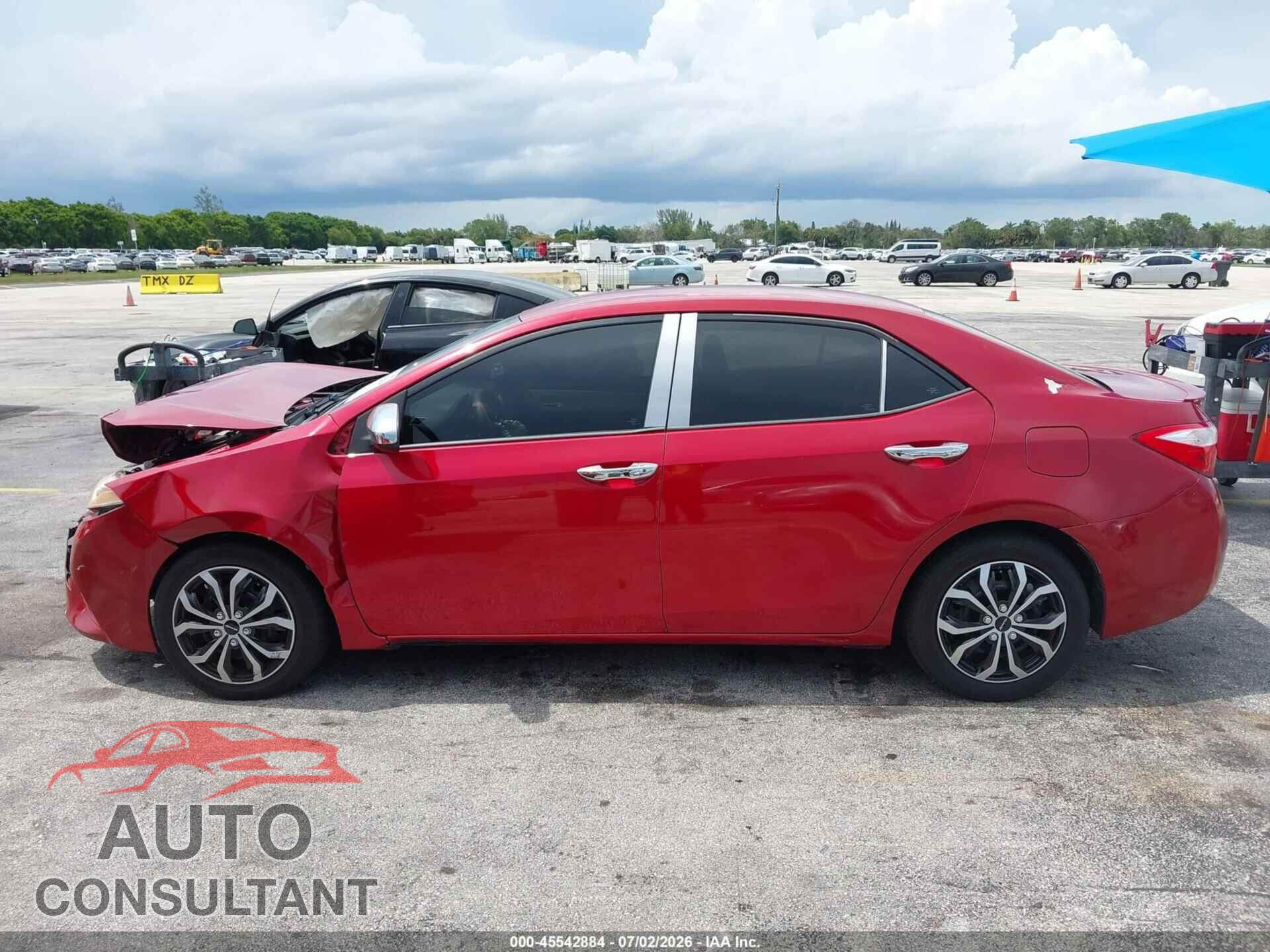 TOYOTA COROLLA 2015 - 2T1BURHE8FC286356