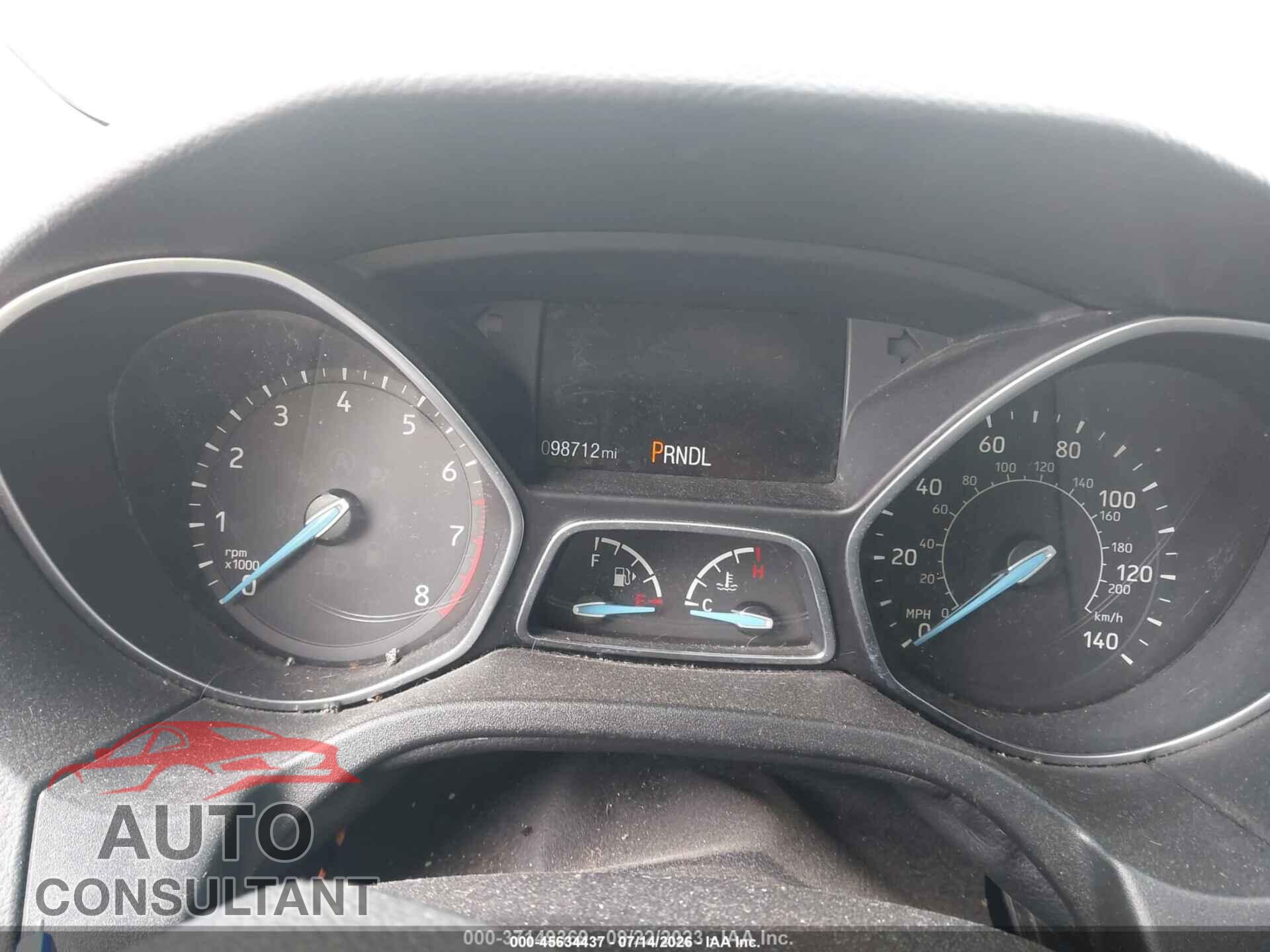 FORD FOCUS 2017 - 1FADP3F24HL241700