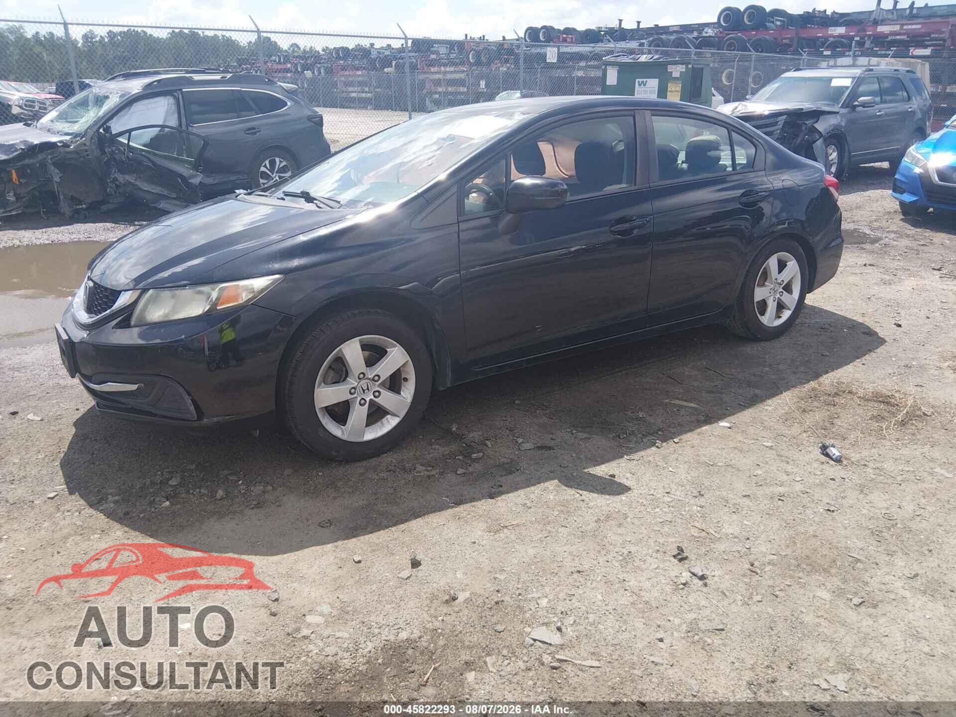HONDA CIVIC 2015 - 19XFB2F55FE090426