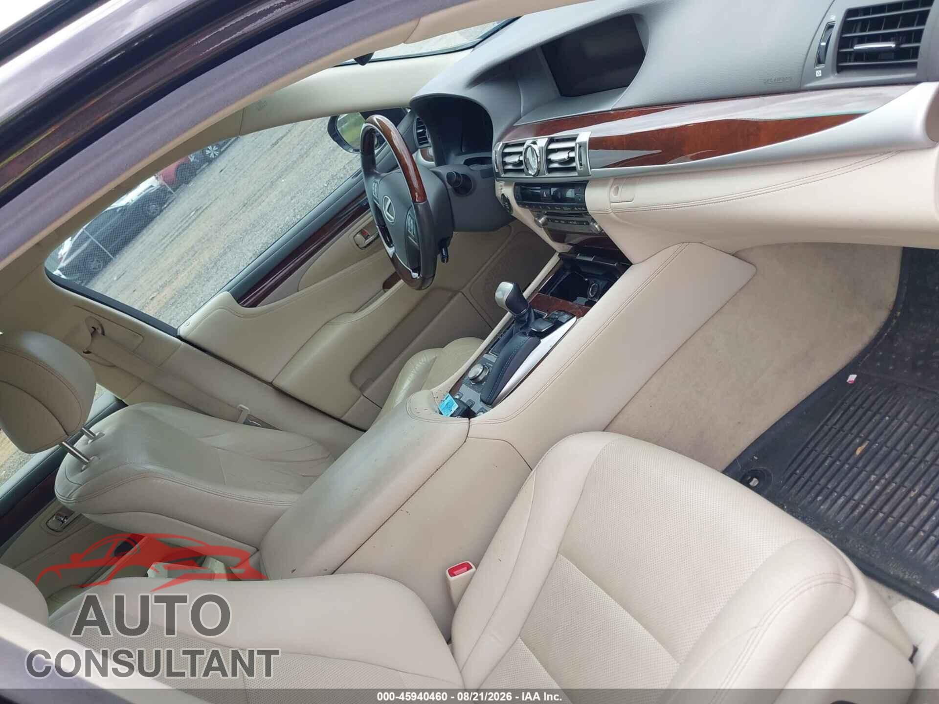 LEXUS LS 460 2013 - JTHBL5EF9D5117514