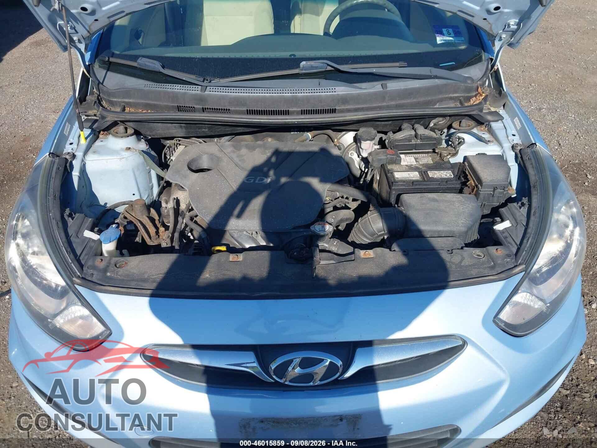HYUNDAI ACCENT 2013 - KMHCT4AE3DU331655