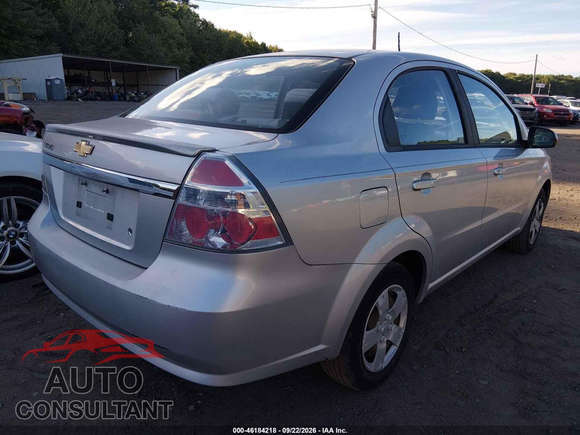 CHEVROLET AVEO 2011 - KL1TD5DE0BB210407